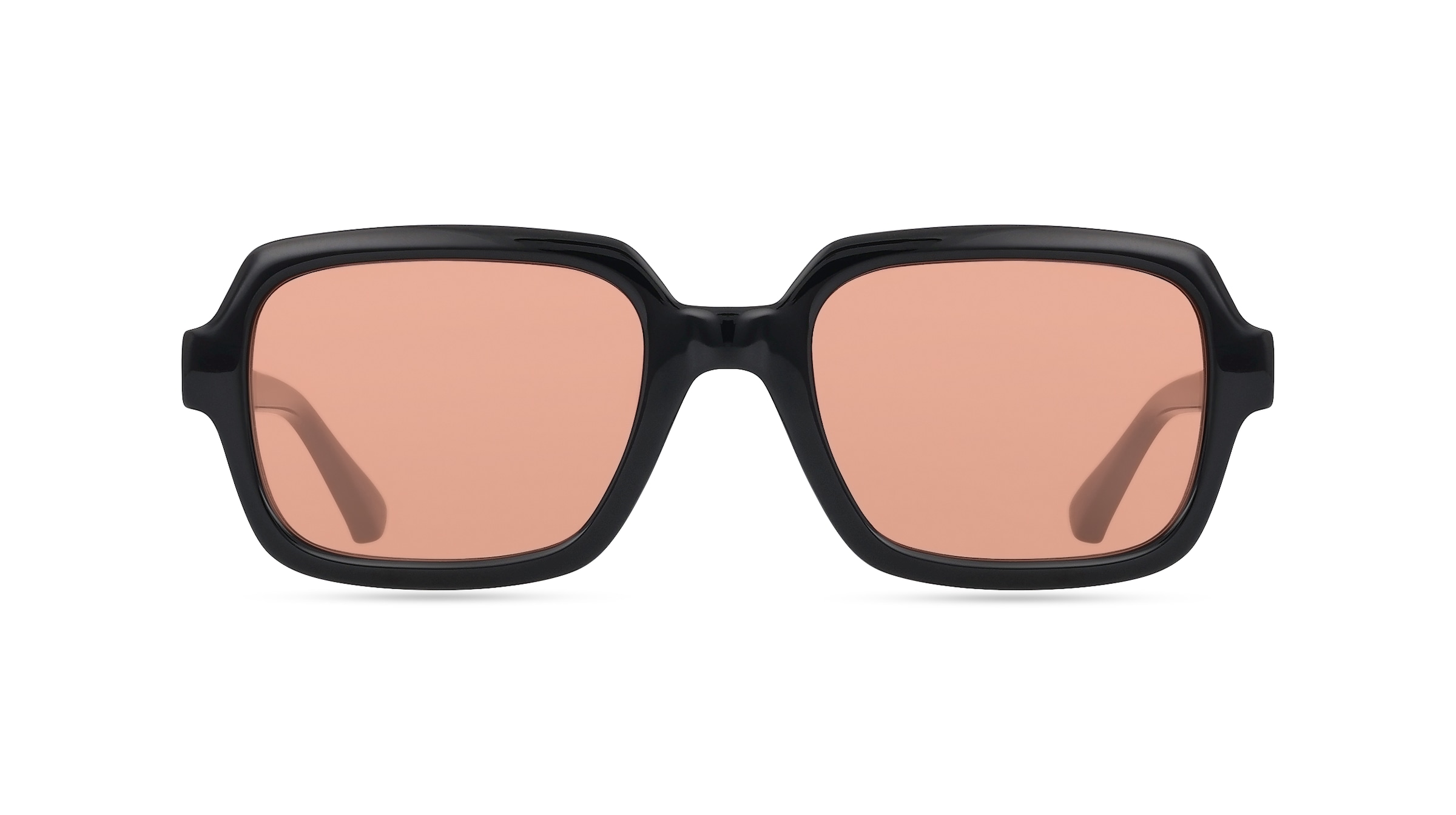 Fielmann OU 030 SUN FA Unisex-Sonnenbrille Vollrand Eckig Acetat-Gestell, schwarz