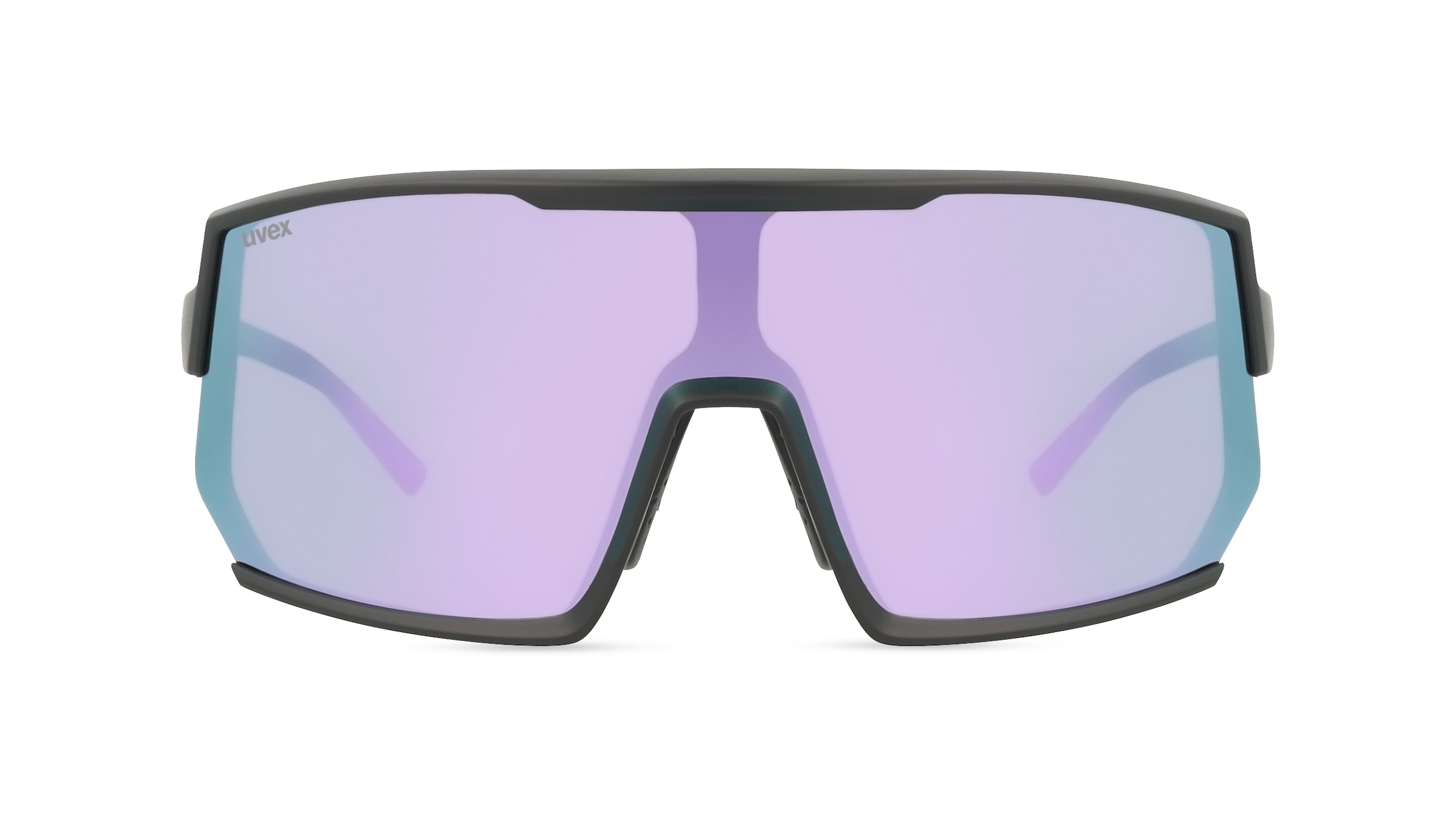 Uvex Sports S533003 sportstyle 235 Unisex-Sonnenbrille Vollrand Monoscheibe Kunststoff-Gestell, schwarz