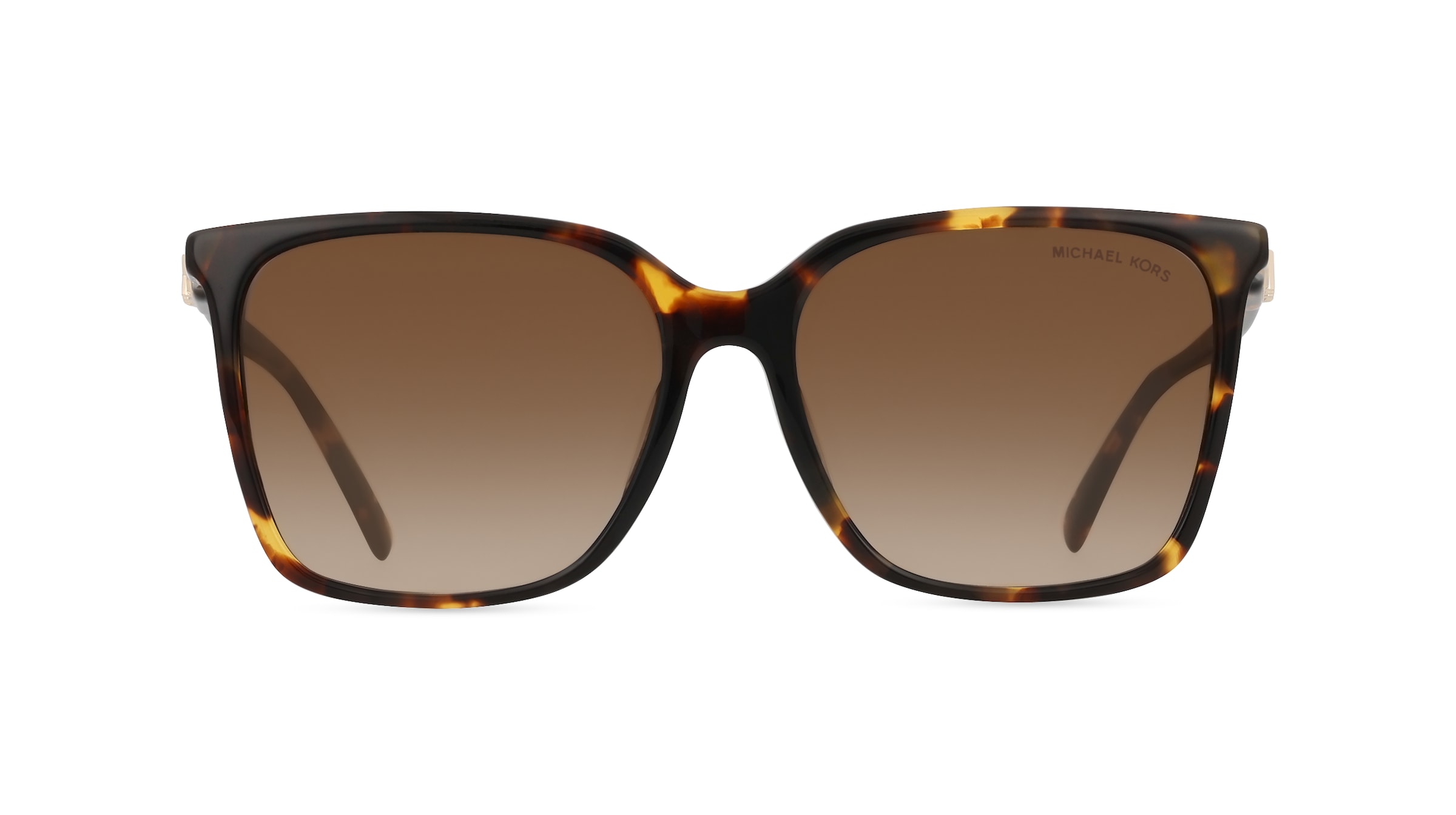 Michael Kors MK2197U Damen-Sonnenbrille Vollrand Rund Acetat-Gestell, braun