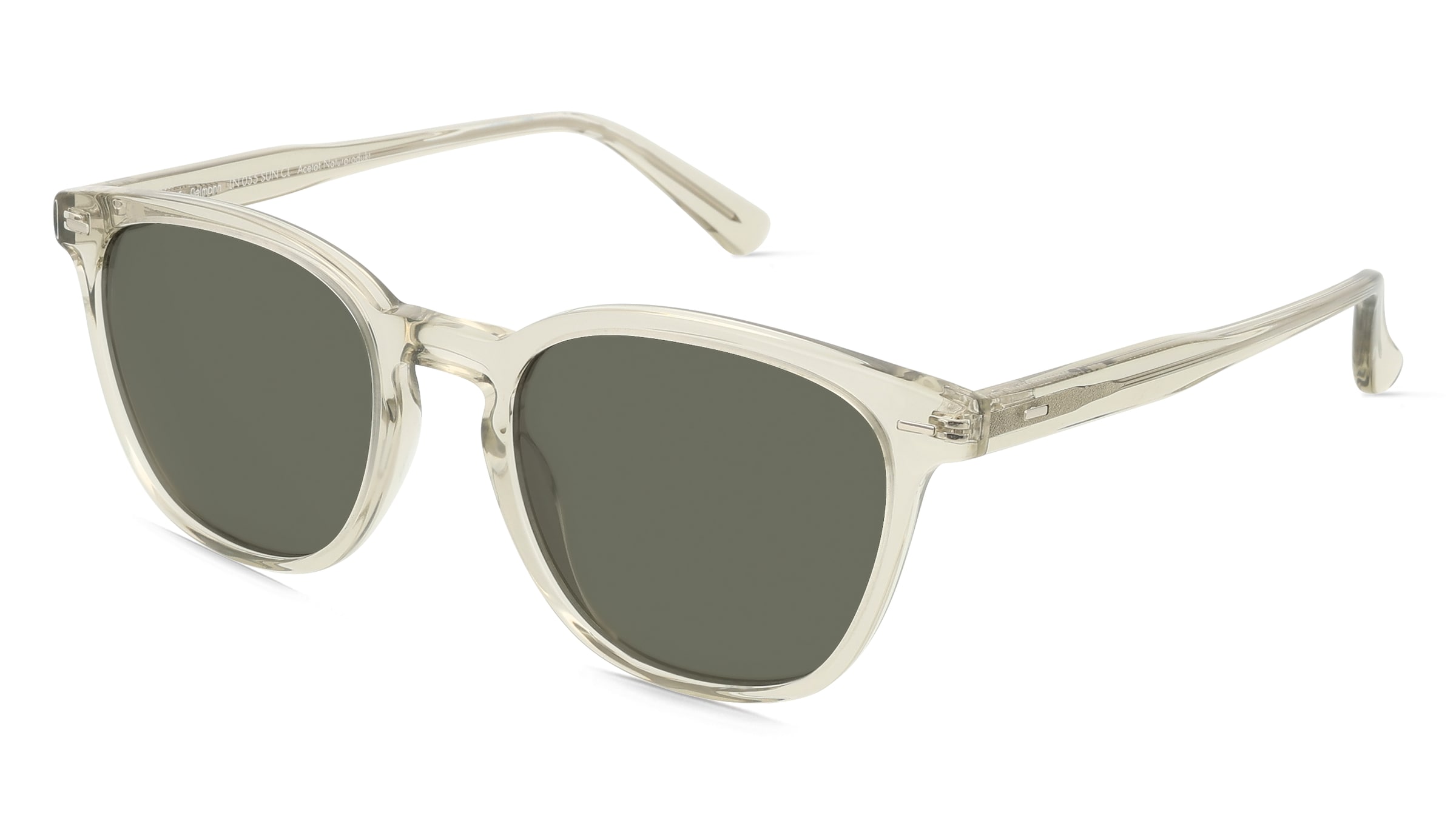 Fielmann LN 055 SUN CL Unisex-Sonnenbrille Vollrand Quadratisch Acetat Extrudiert-Gestell, Transparent