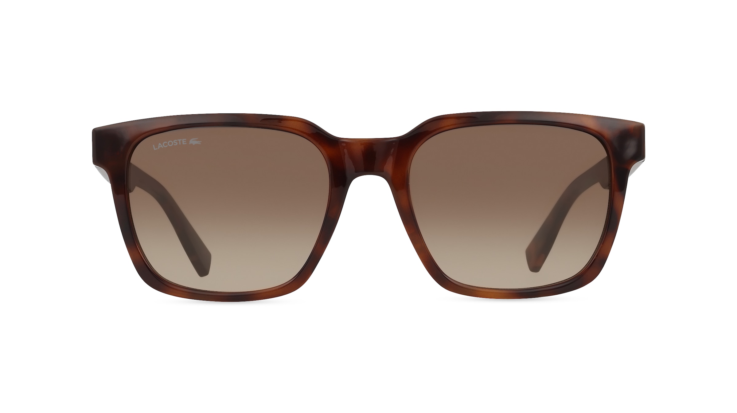 Lacoste L6028S Herren-Sonnenbrille Vollrand Eckig Bio-Kunststoff-Gestell, braun