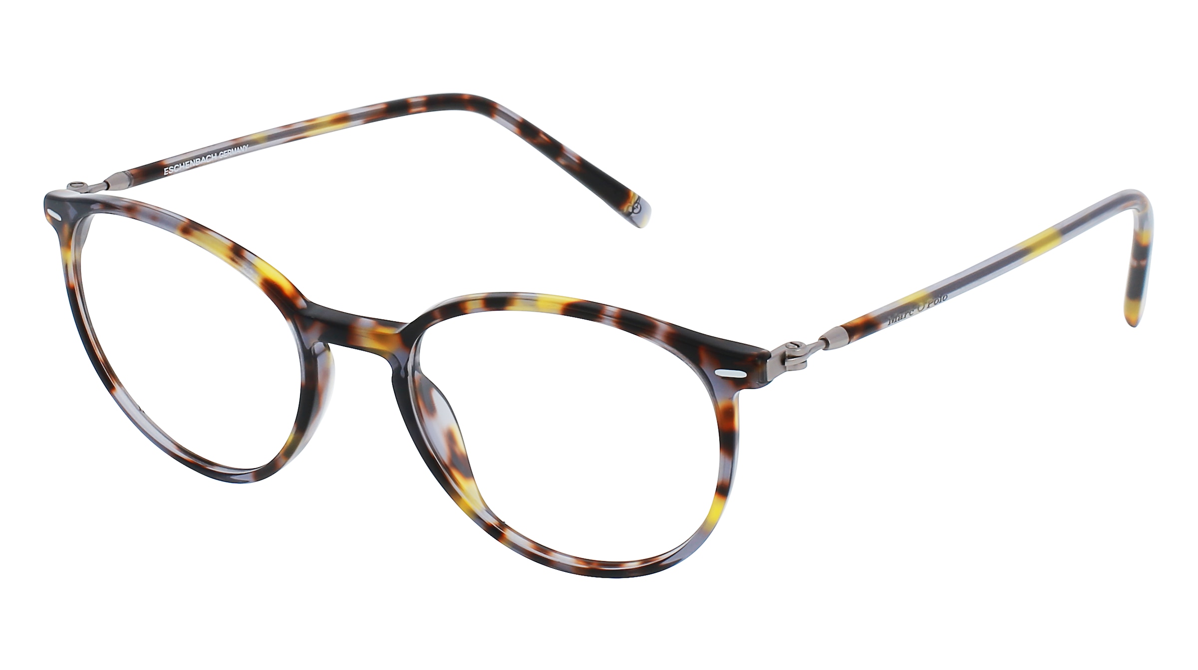 Marc O’Polo Eyewear 503133 Unisex-Brille inkl. Gläser Vollrand Panto Kunststoff-Gestell 48/17/140, Havanna