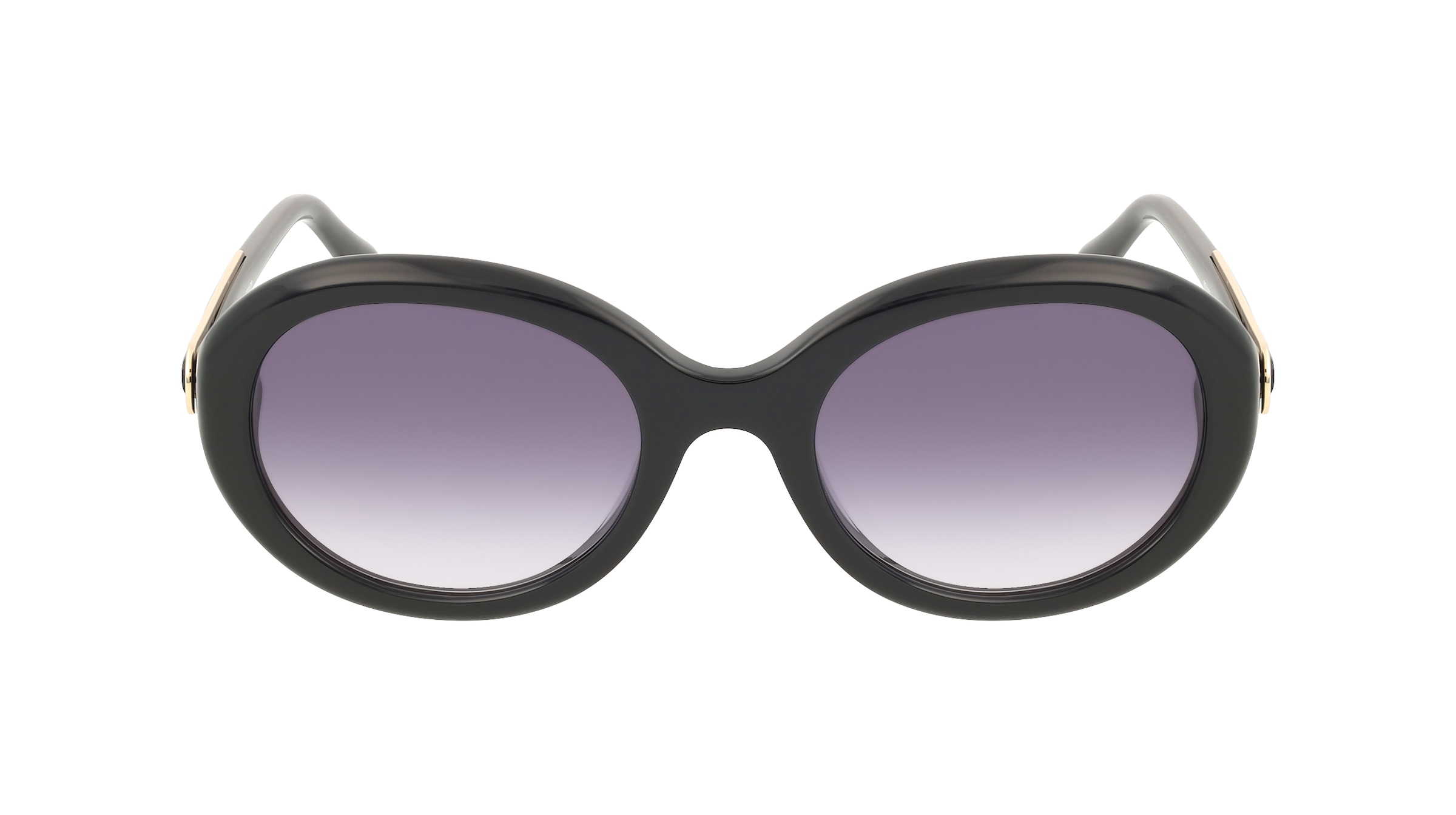 Sandro SA6072 Damen-Sonnenbrille Vollrand Rund Acetat-Gestell, schwarz