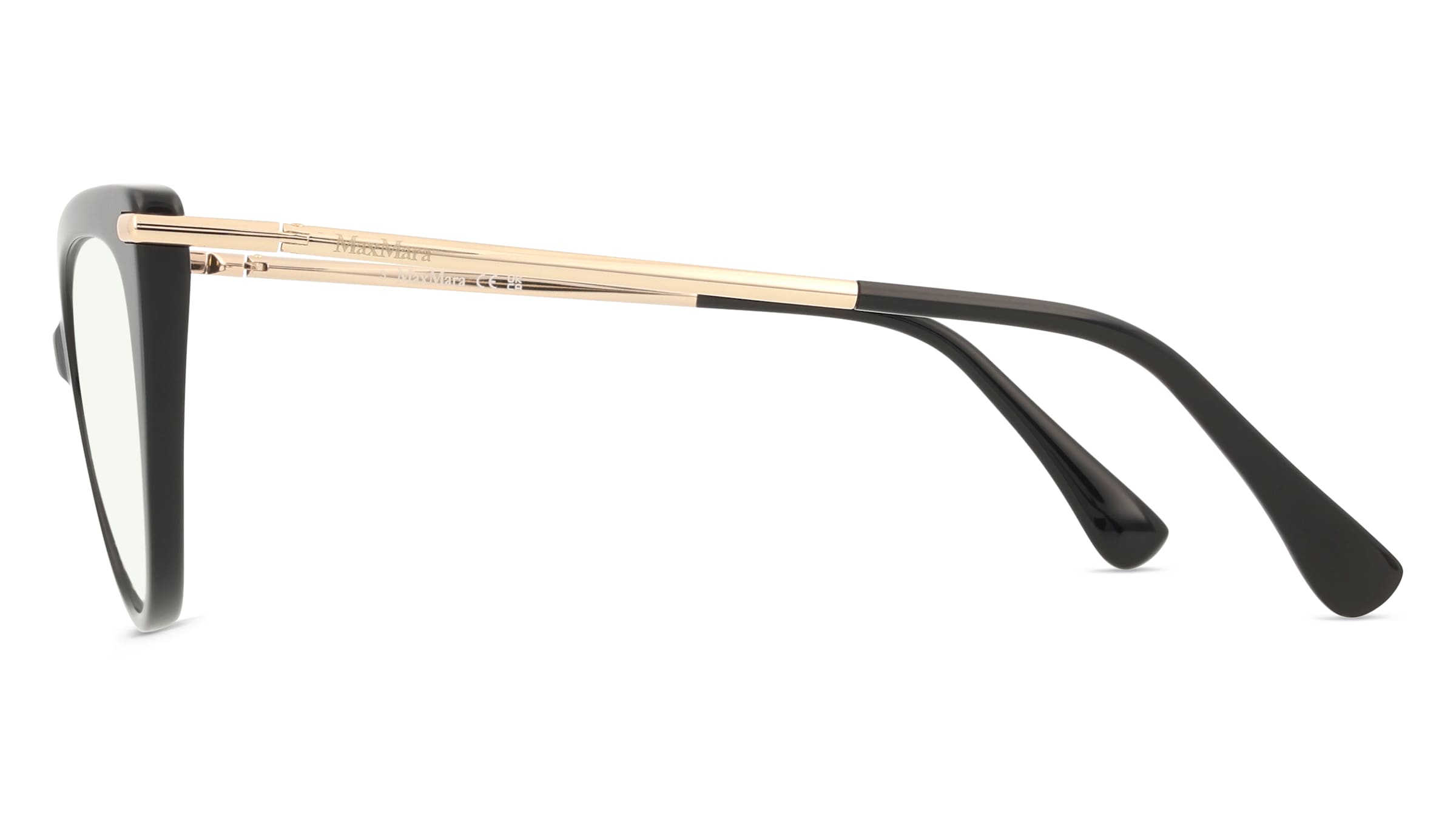 Thumbnail - Max Mara MM5145 Damen-Brille inkl. Gläser Vollrand Cateye Acetat-Gestell 52mm/17mm/135mm, schwarz