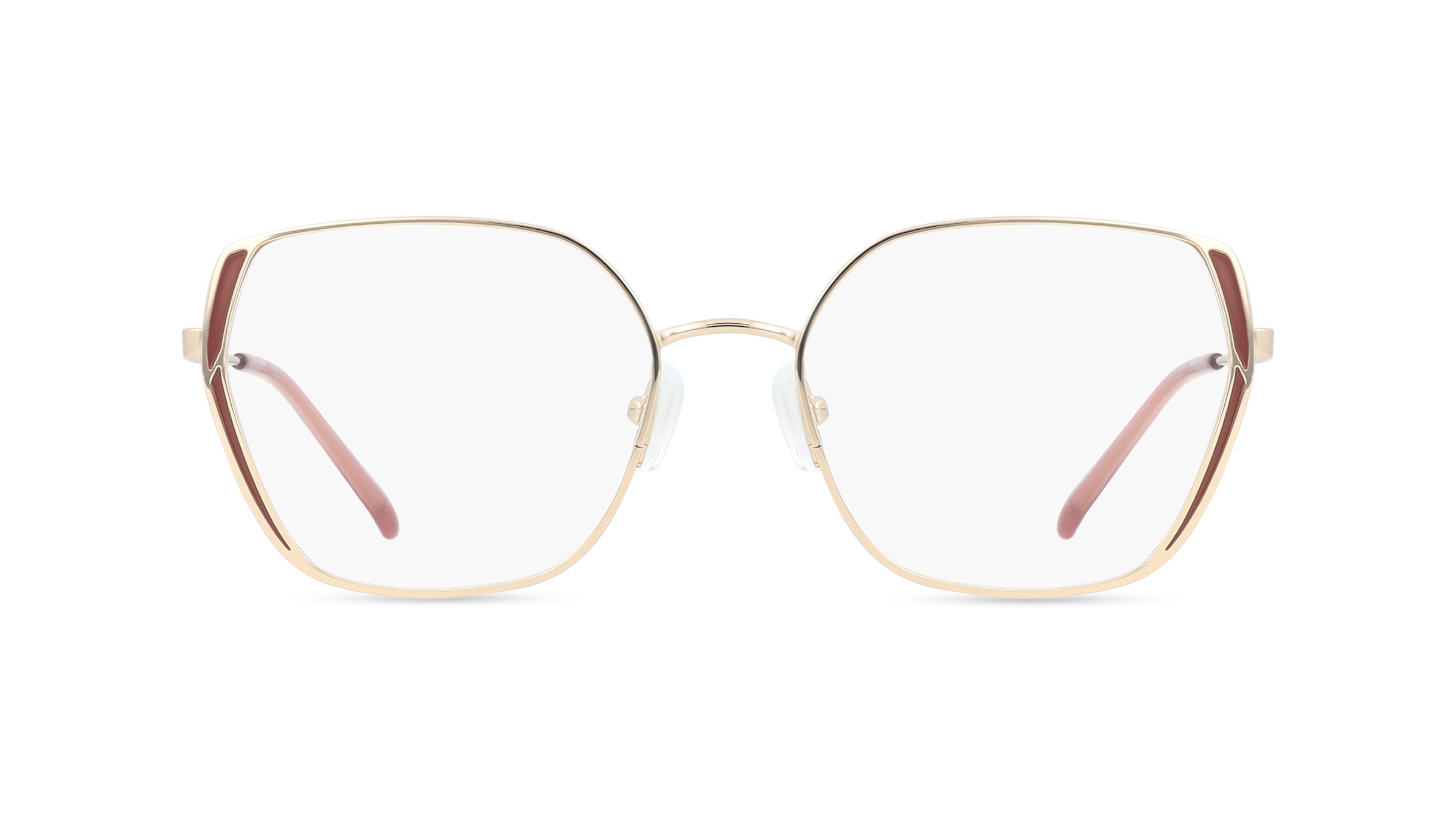 Fielmann BE 030 FA Damen-Brille inkl. Gläser Vollrand Eckig Edelstahl-Gestell 52mm/17mm/140mm, gold