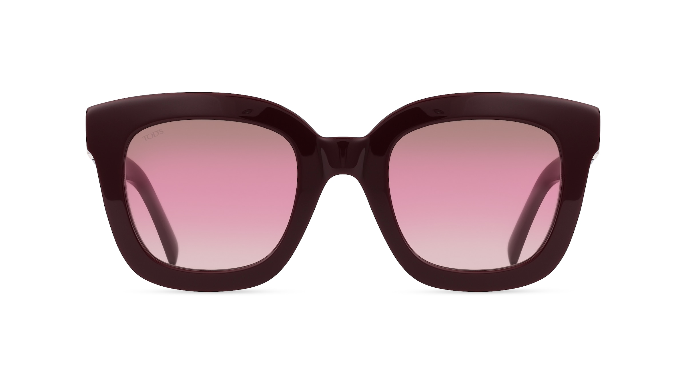 Tod's TO0301 Damen-Sonnenbrille Vollrand Butterfly Kunststoff-Gestell, rot