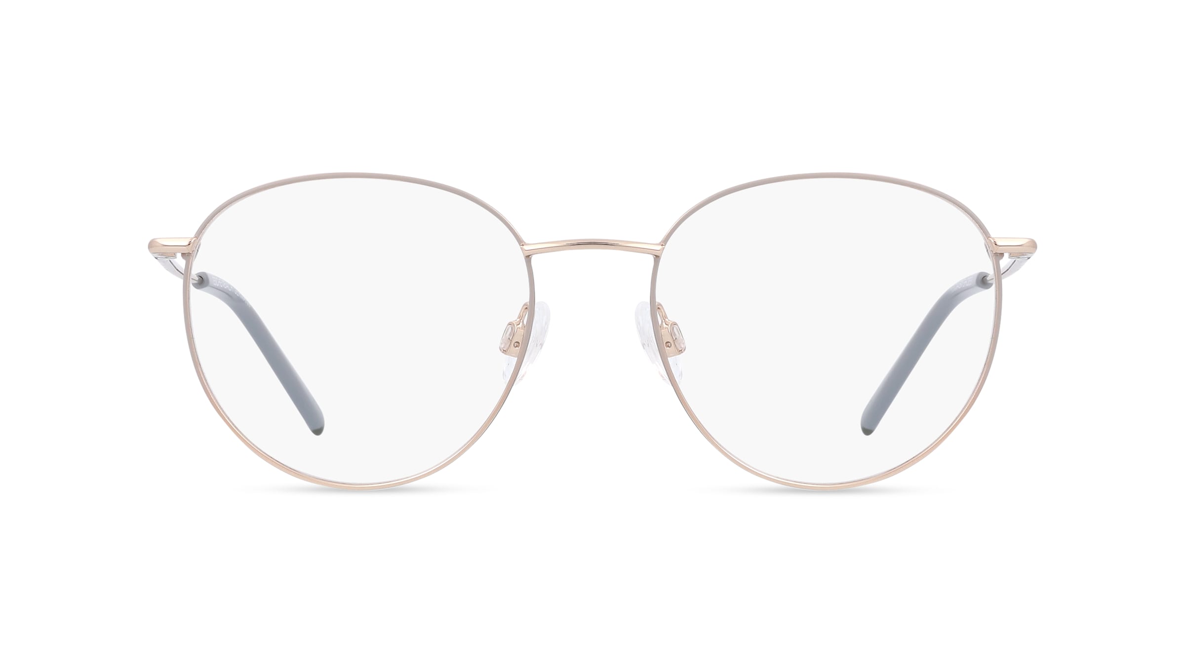 Humphrey’s eyewear 582327 Unisex-Brille inkl. Gläser Vollrand Panto Metall-Gestell 49mm/18mm/140mm, gold