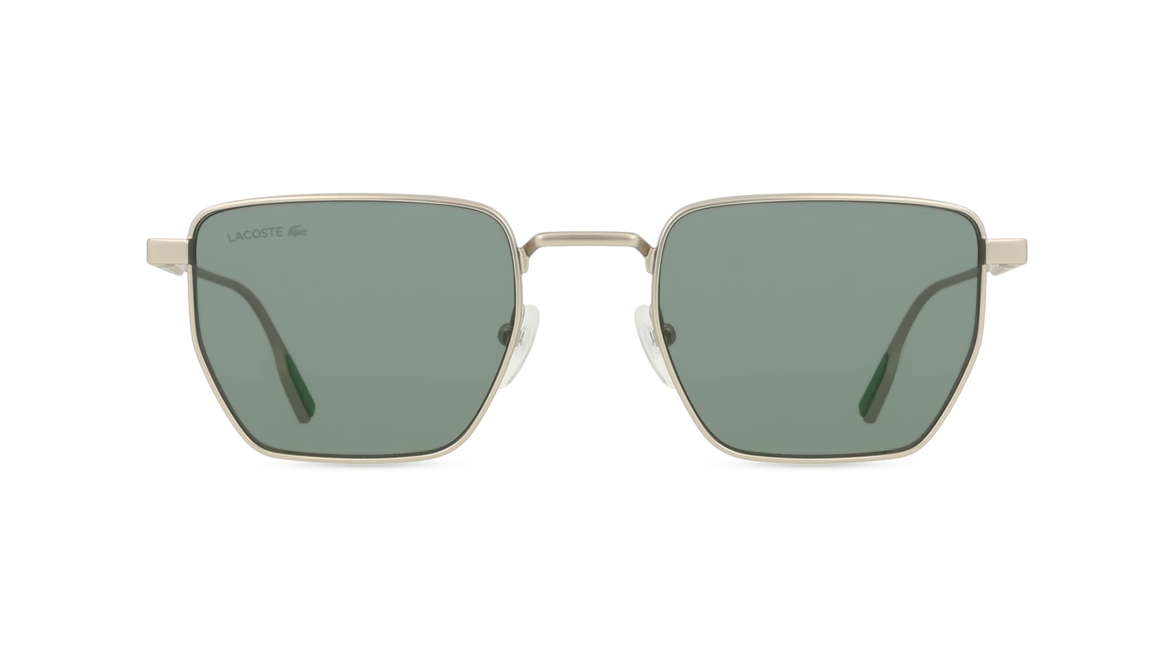 Lacoste L260S Unisex-Sonnenbrille Vollrand Eckig Metall-Gestell, silber