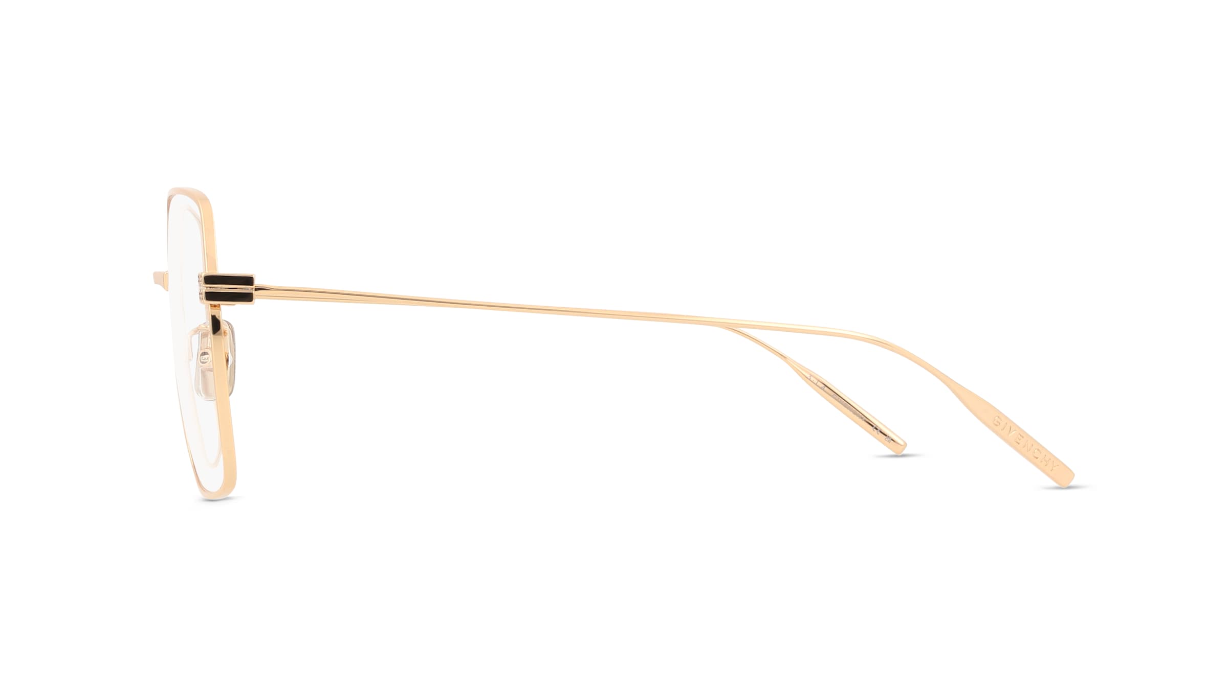 Thumbnail - Givenchy GV50039U Unisex-Brille inkl. Gläser Vollrand Quadratisch Metall-Gestell 55/16/140, gold