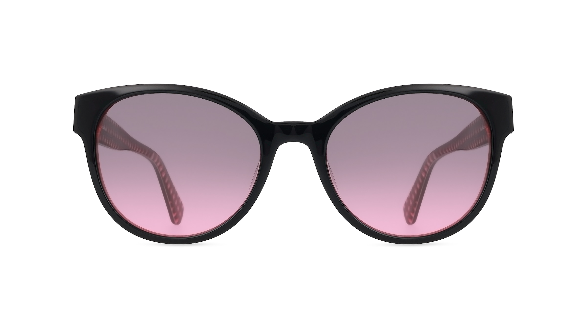 Kate Spade NATHALIE/G/S Damen-Sonnenbrille Vollrand Oval Acetat-Gestell, schwarz