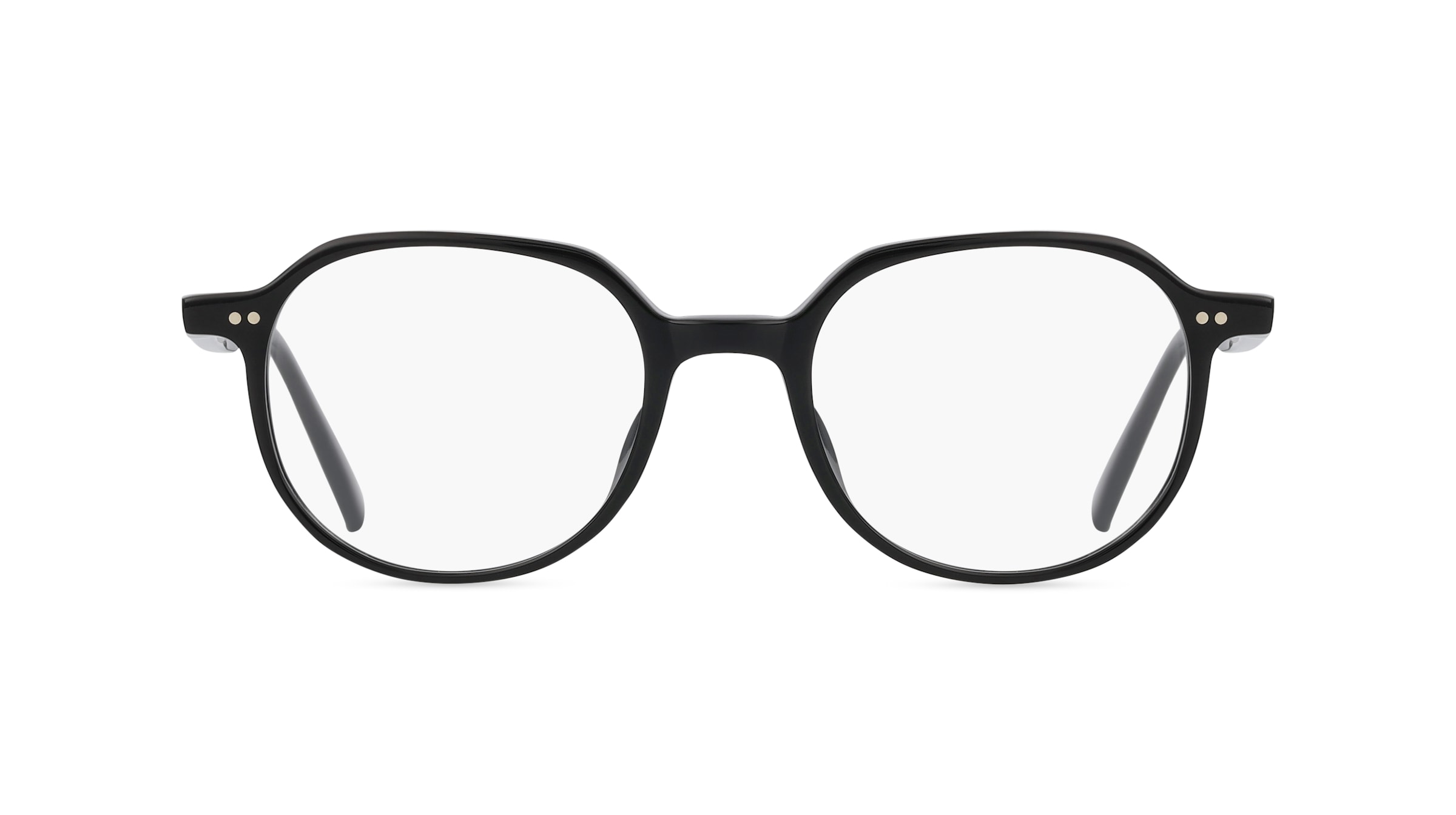 Fielmann MF 044 RN Herren-Brille inkl. Gläser Vollrand Panto Kunststoff-Gestell 48mm/19mm/145mm, schwarz