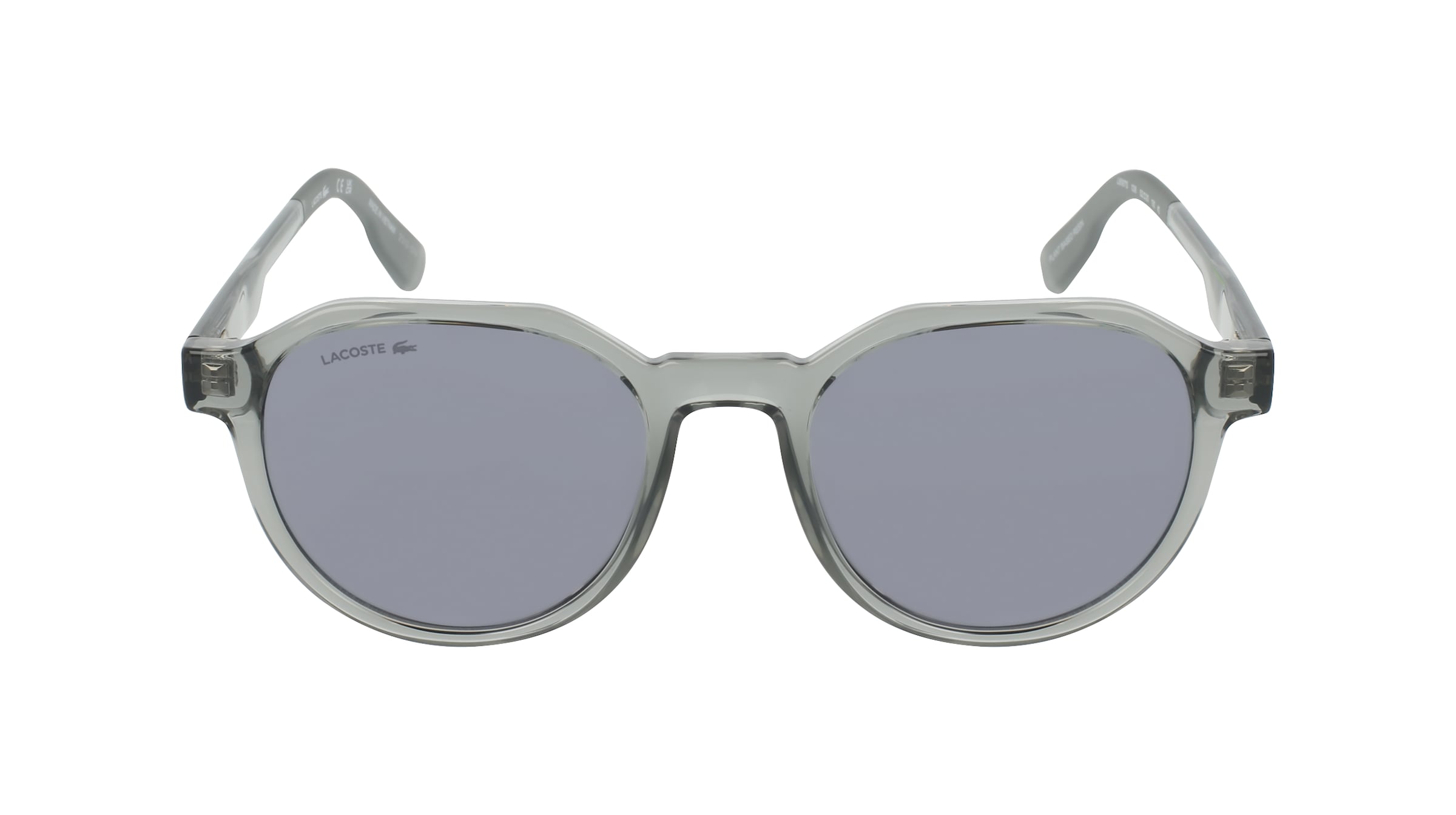 Lacoste L6087S Herren-Sonnenbrille Vollrand Eckig Kunststoff-Gestell, grau