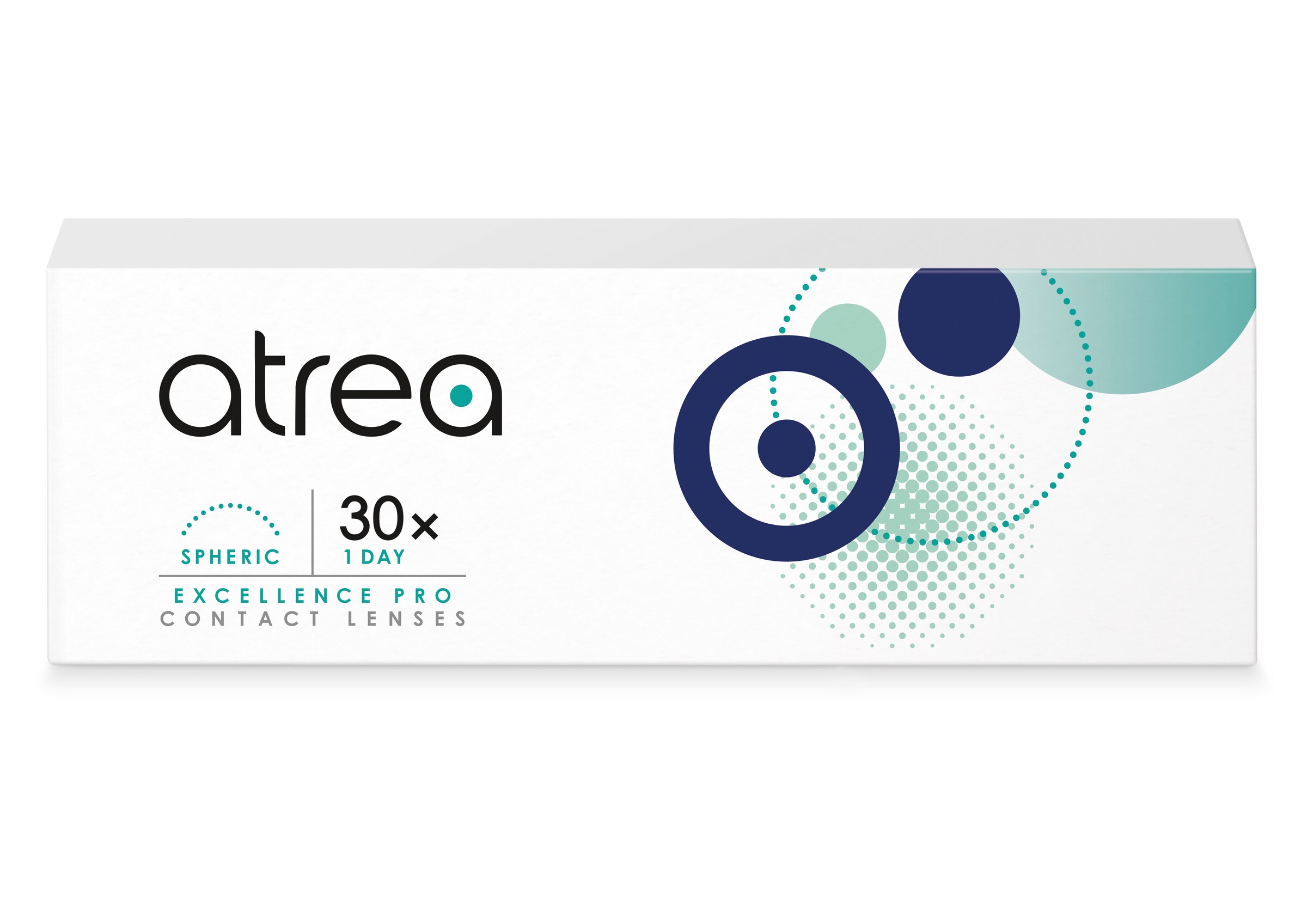 Atrea Excellence Pro 1 Day Spheric (30er Packung) Tageslinsen (1.5 dpt & BC 8.4) mit UV-Schutz