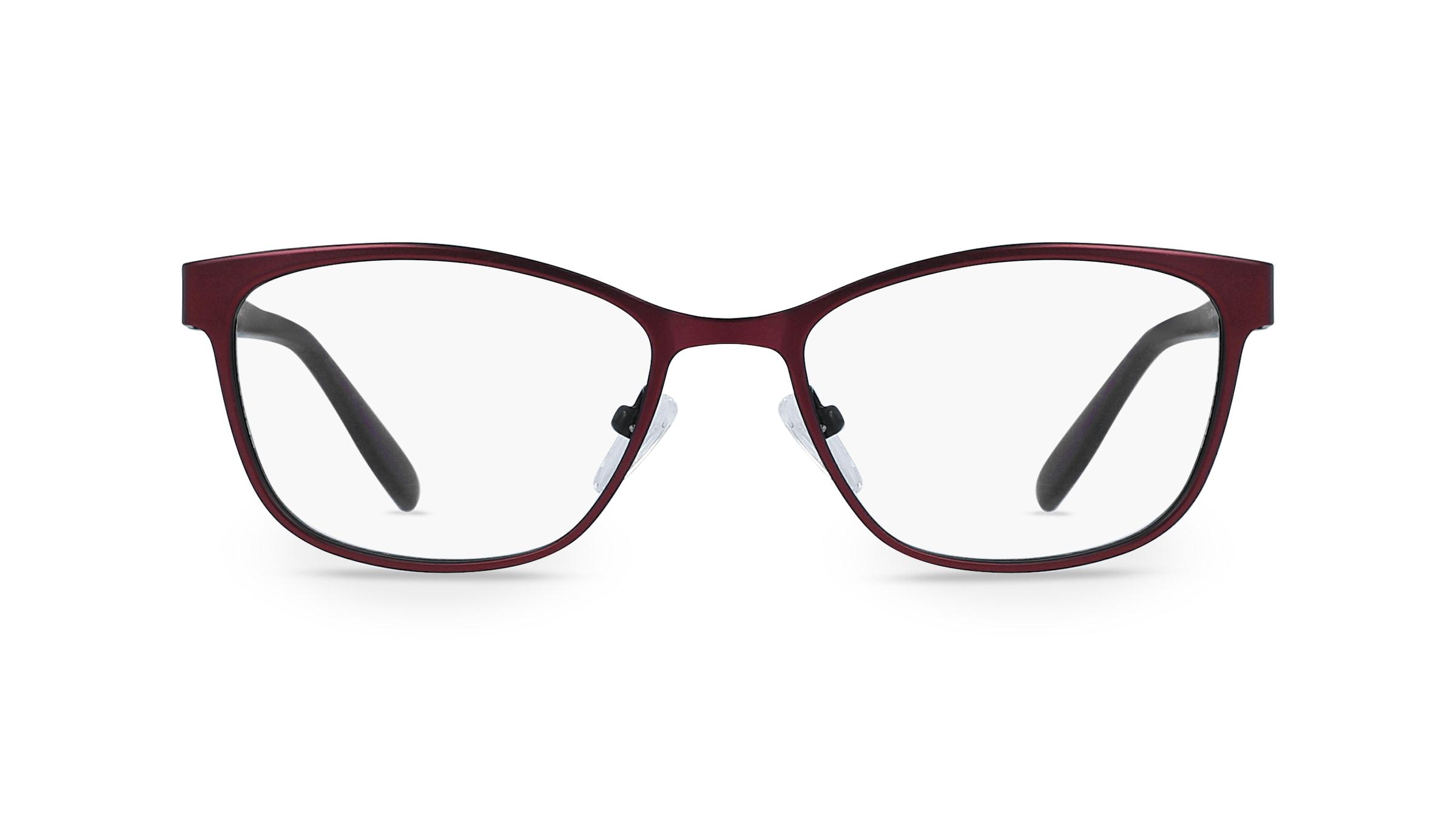 Fielmann BD 408 FLEX CL Damen-Brille inkl. Gläser Vollrand Eckig Edelstahl-Gestell 50mm/16mm/130mm, rot