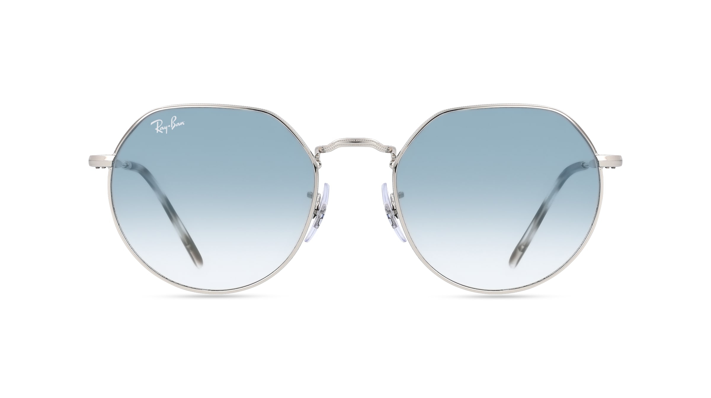 Ray-Ban RB3565 Unisex-Sonnenbrille Vollrand Rund Metall-Gestell, silber