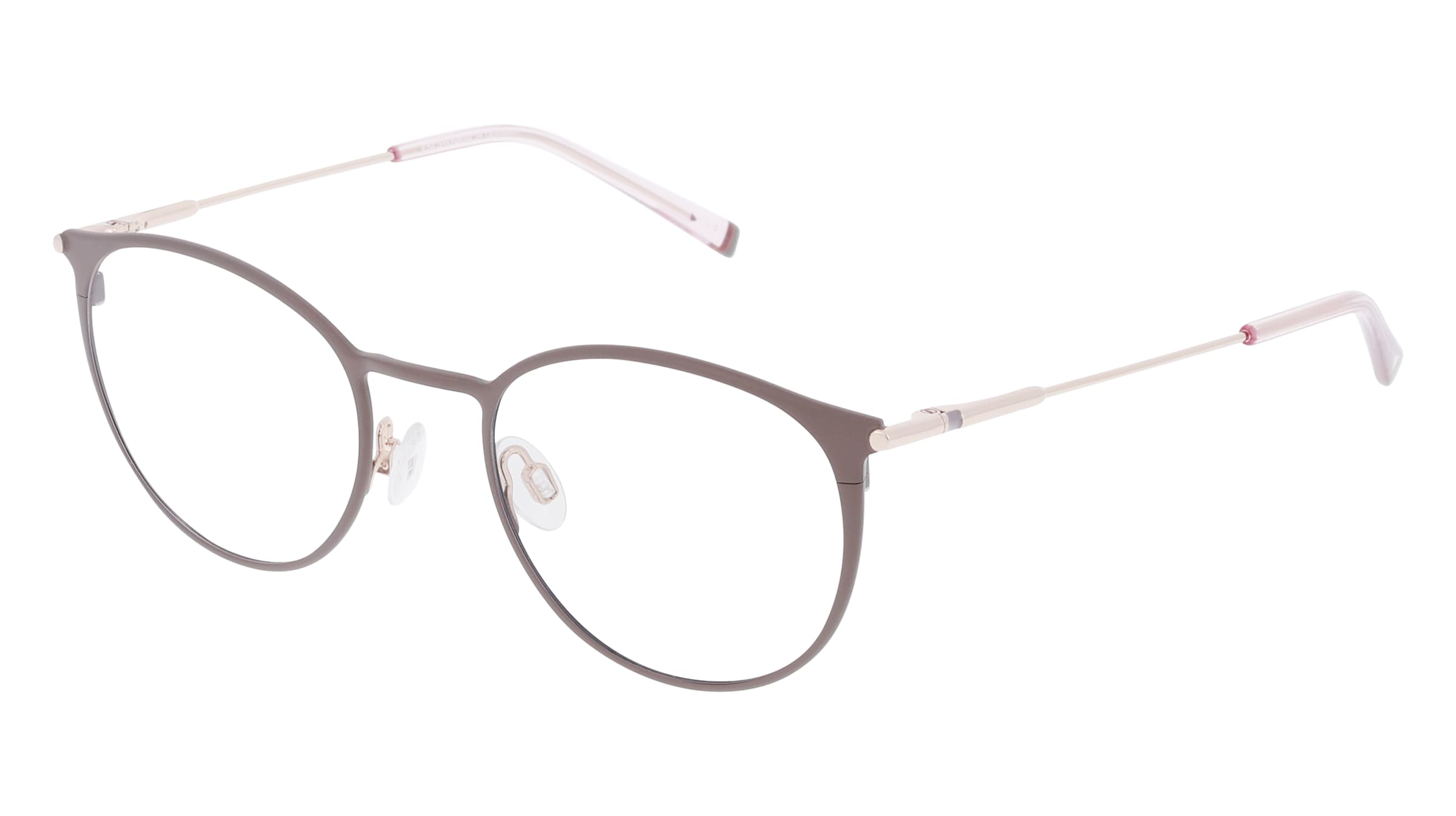 HUMPHREY’S eyewear 582405 Unisex-Brille inkl. Gläser Vollrand Panto Metall-Gestell 48/19/140, Grau