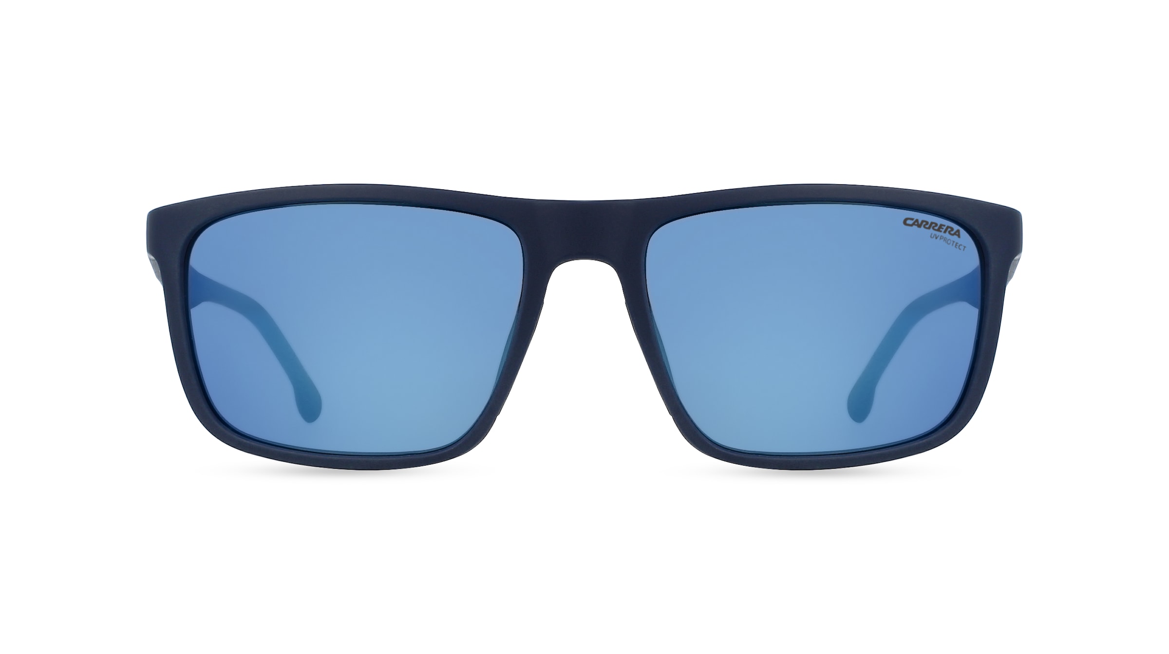 Carrera 8047/S Herren-Sonnenbrille Vollrand Eckig Kunststoff-Gestell, blau