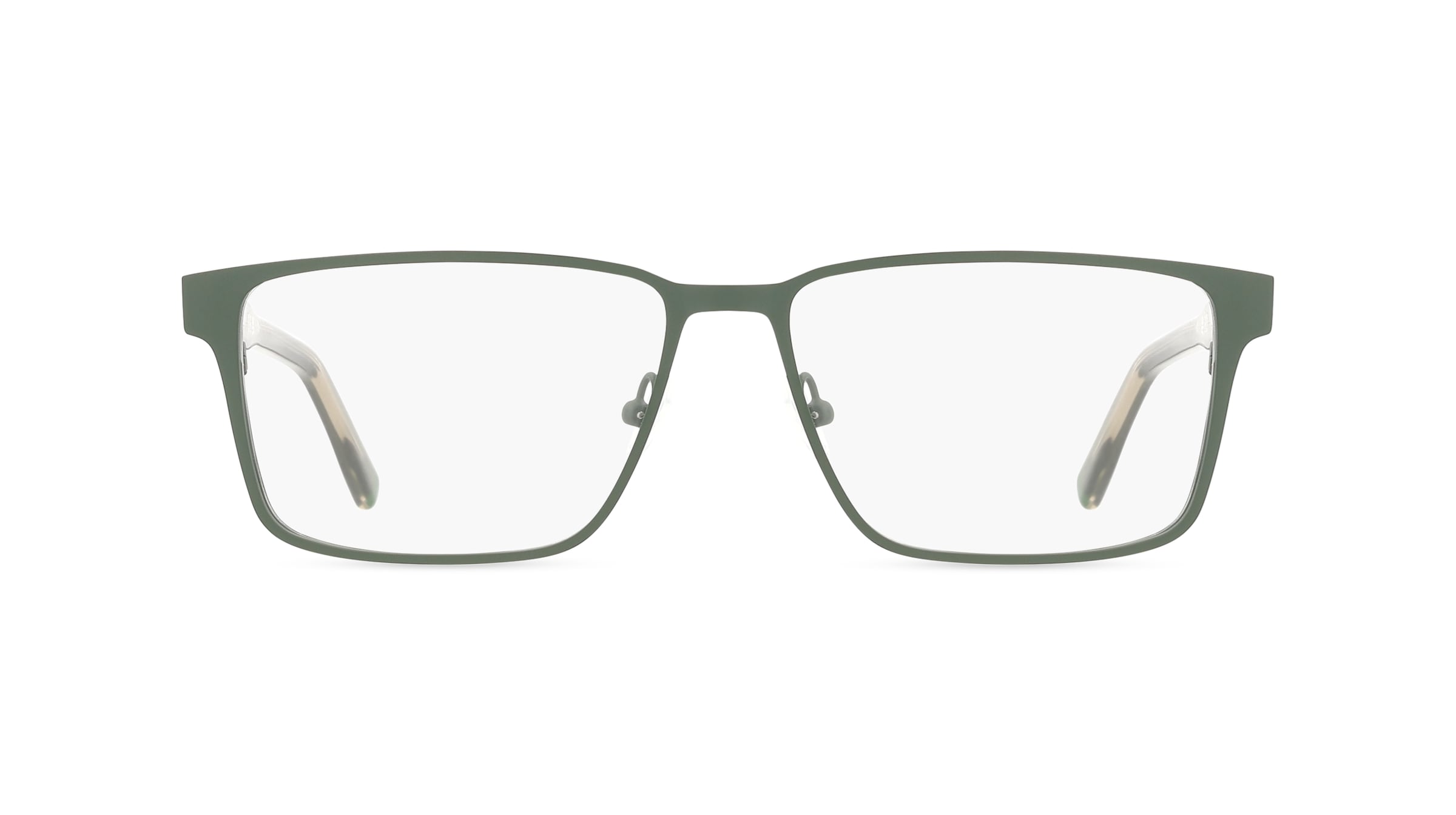 Lacoste L2297 Herren-Brille inkl. Gläser Vollrand Eckig Metall-Gestell 54mm/15mm/145mm, grün