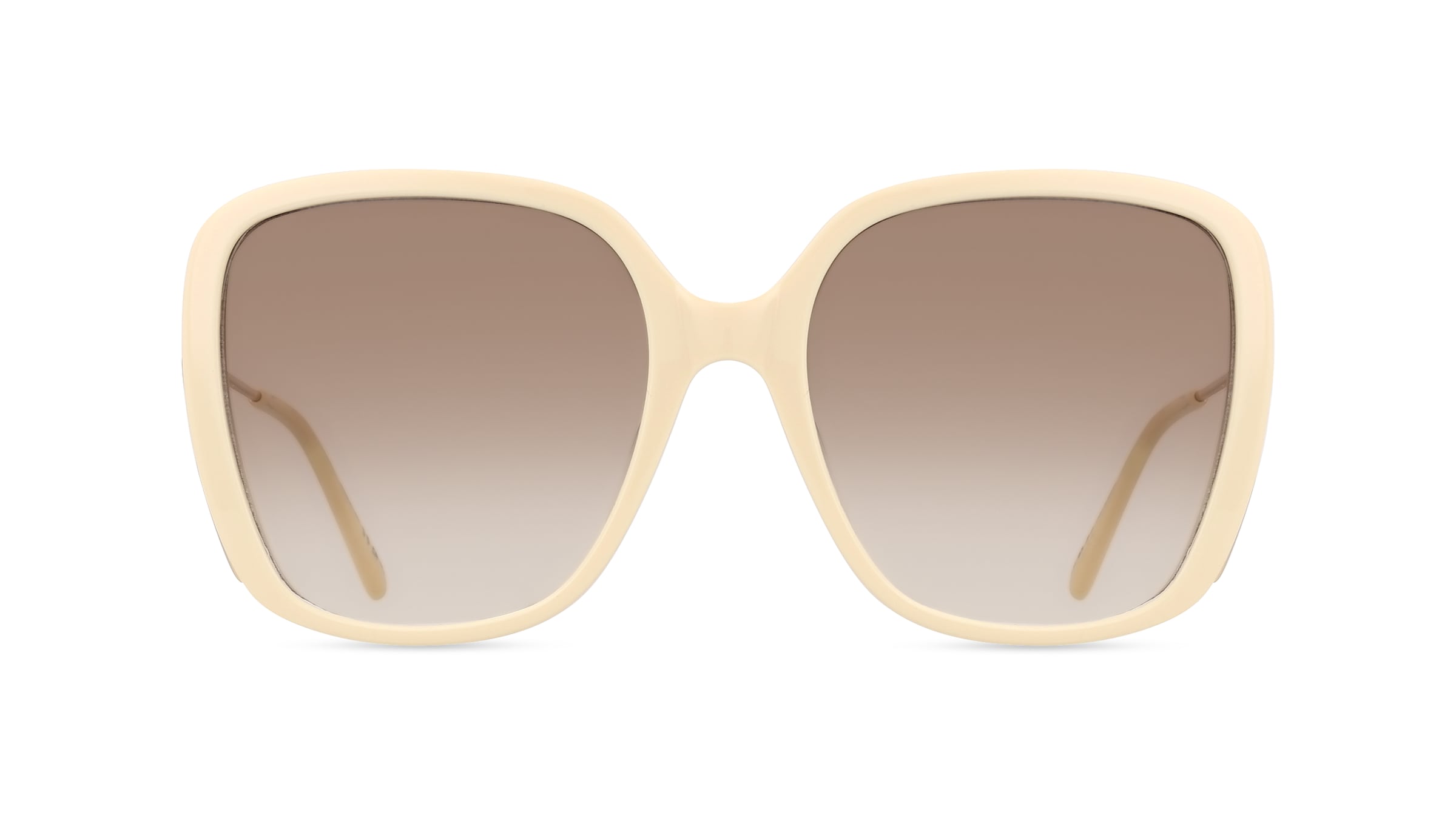 Chloé CH0173S Damen-Sonnenbrille Vollrand Eckig Recycled Acetat-Gestell, weiß