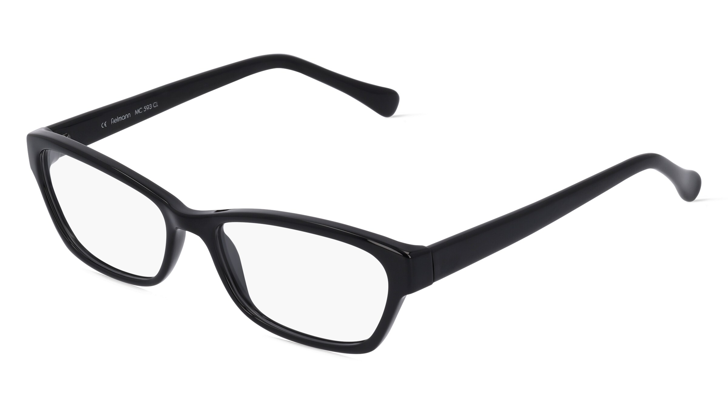 Fielmann MC 593 CL Damen-Brille inkl. Gläser Vollrand Butterfly Propionat-Gestell 52mm/16mm/135mm, schwarz