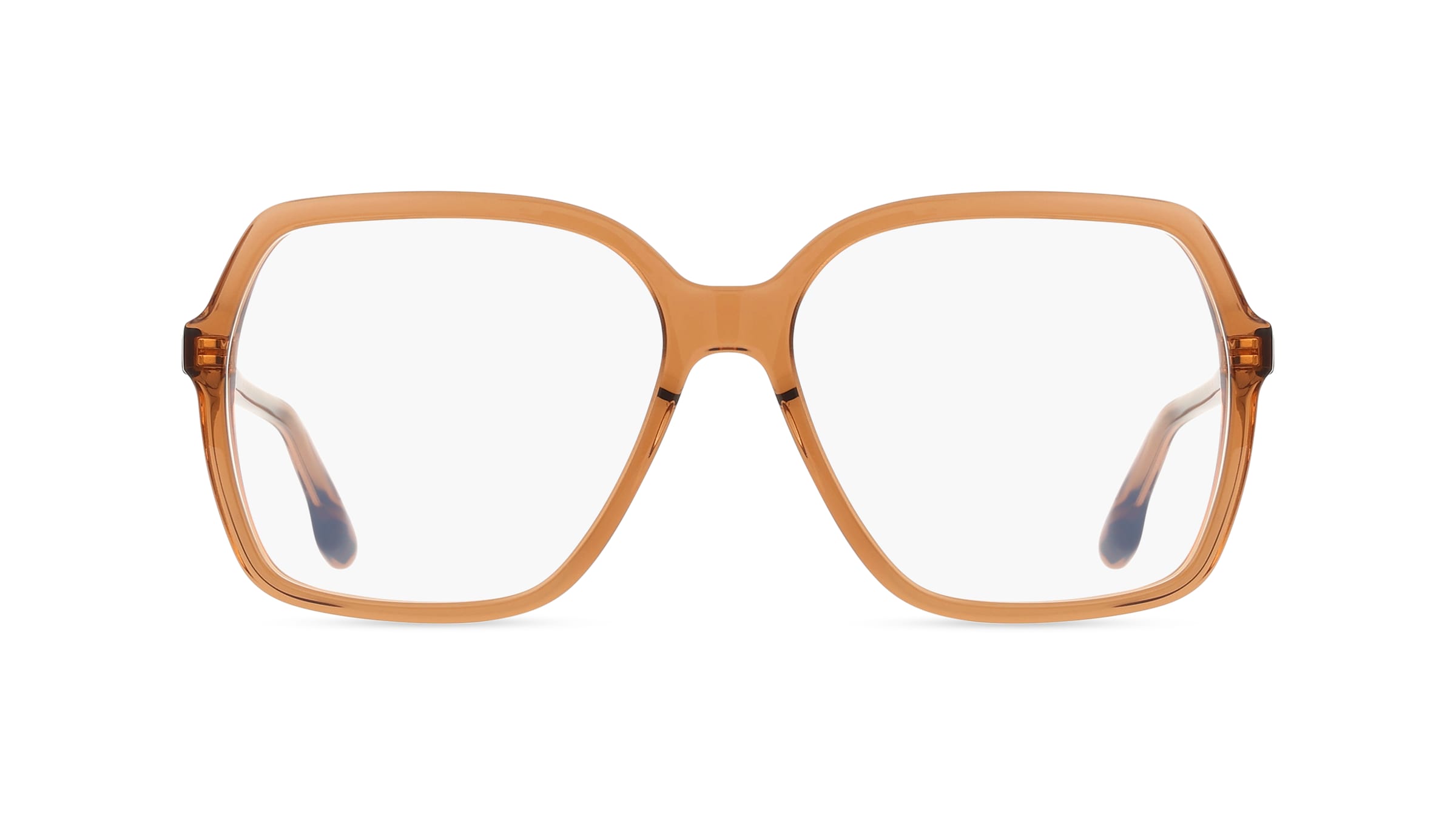 Victoria Beckham VB2650 Damen-Brille inkl. Gläser Vollrand Eckig Acetat-Gestell 57mm/15mm/140mm, braun