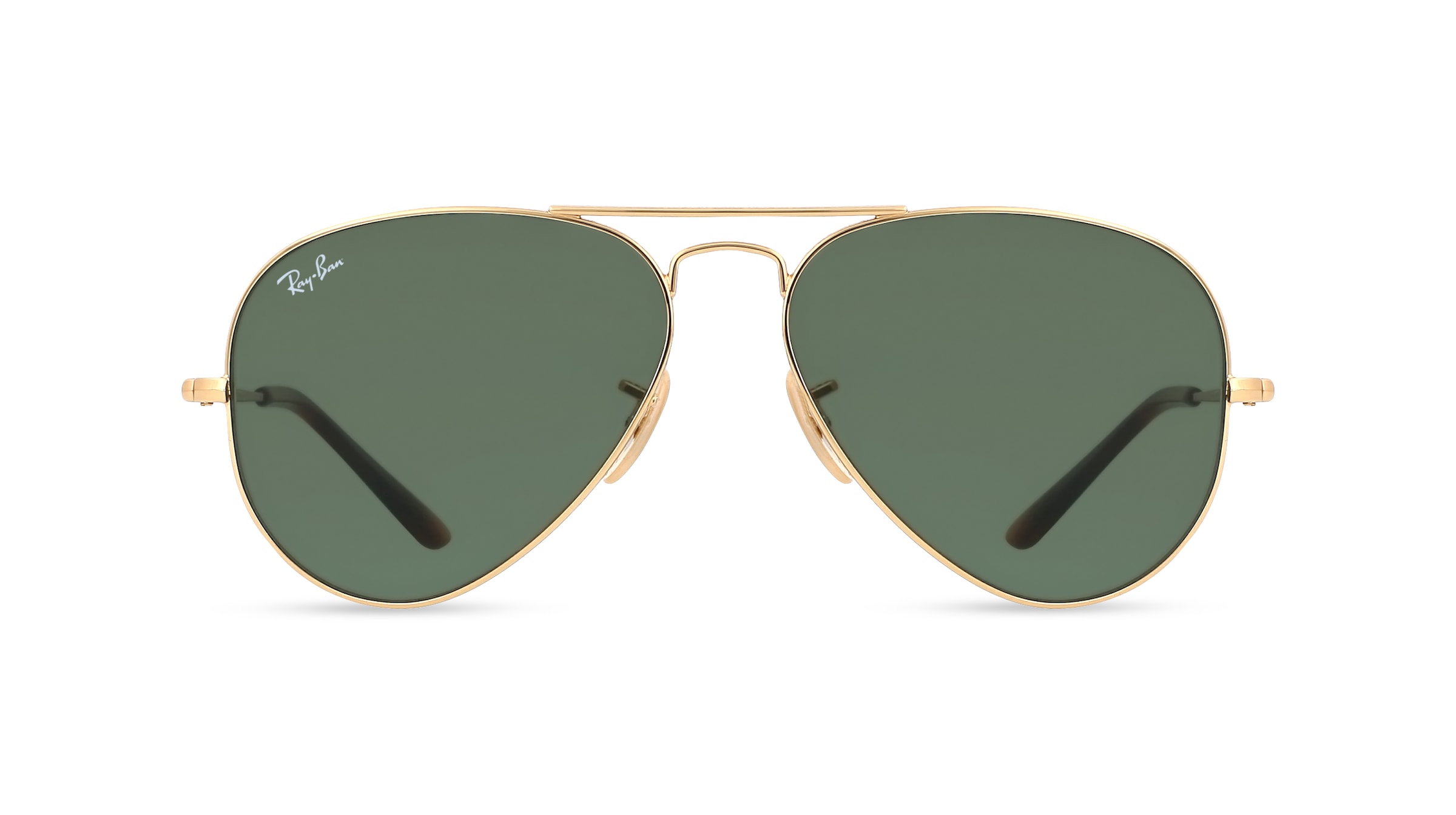 Ray-Ban RB 3689 AVIATOR METAL II Unisex-Sonnenbrille Vollrand Pilot Metall-Gestell, gold