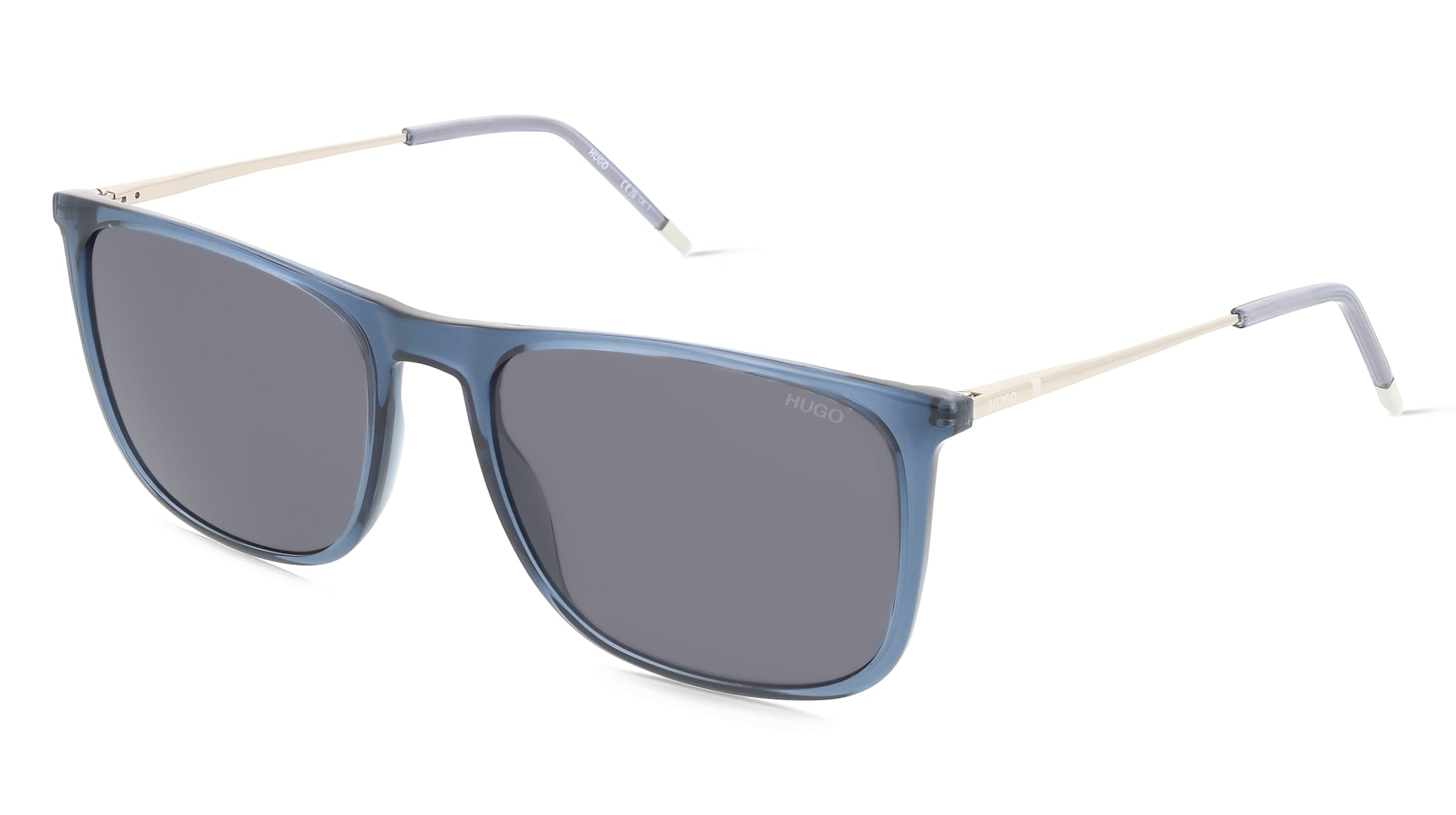 Hugo 207437 Herren-Sonnenbrille Vollrand Eckig Kunststoff-Gestell, Blau