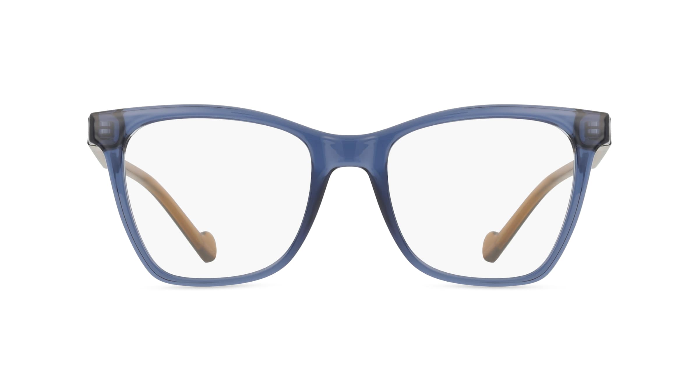 Liu Jo LJ2788 Damen-Brille inkl. Gläser Vollrand Butterfly Acetat-Gestell 51mm/18mm/140mm, blau