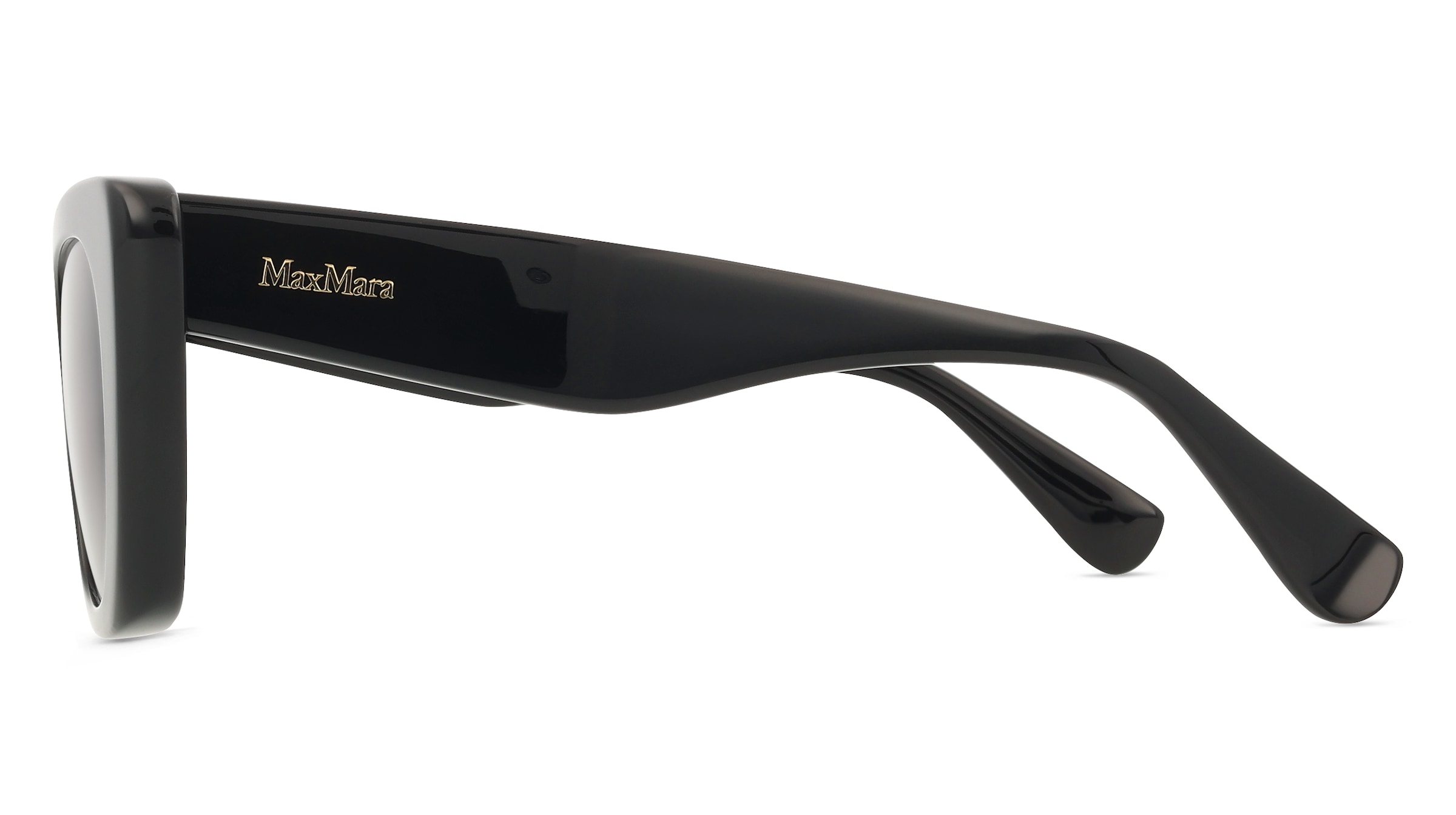 Thumbnail - Max Mara MM0099 Unisex-Sonnenbrille Vollrand Butterfly Acetat-Gestell, schwarz