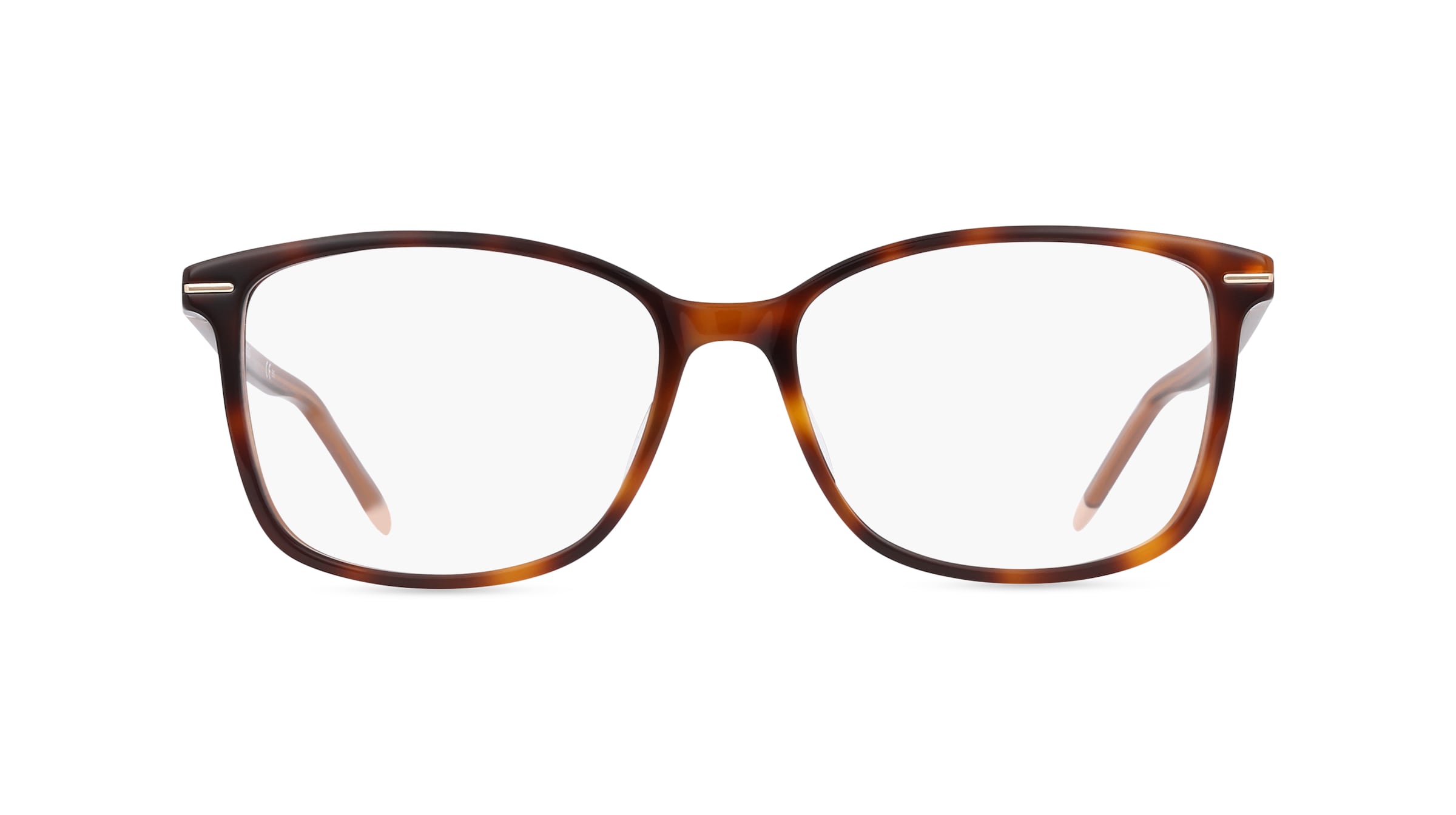 Hugo HG 1176 Damen-Brille inkl. Gläser Vollrand Eckig Acetat-Gestell 55mm/16mm/140mm, braun