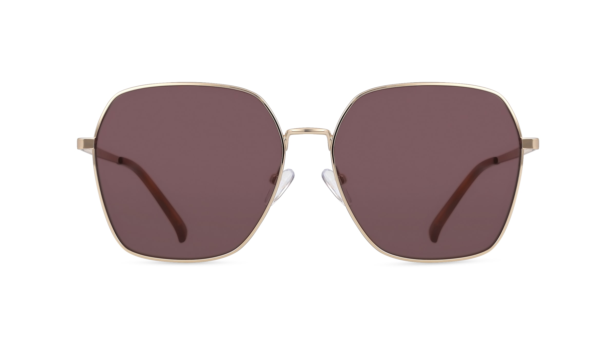 Fielmann BD 558 SUN FA SOFIA Damen-Sonnenbrille Vollrand Achteckig Edelstahl-Gestell, gold