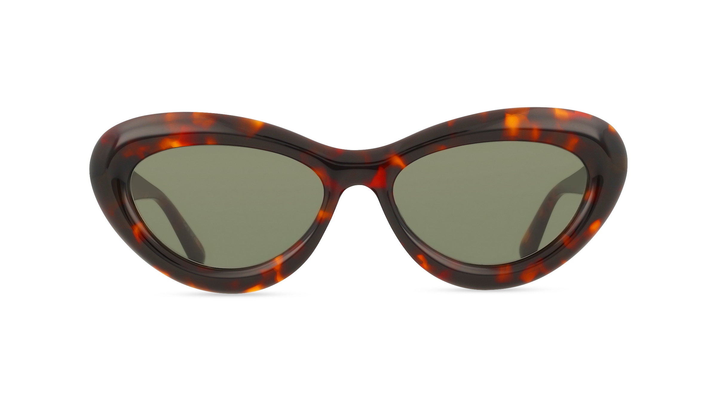 Fielmann LN 083 SUN FA ALBA Damen-Sonnenbrille Vollrand Cat Eye Acetat Extrudiert-Gestell, Havanna