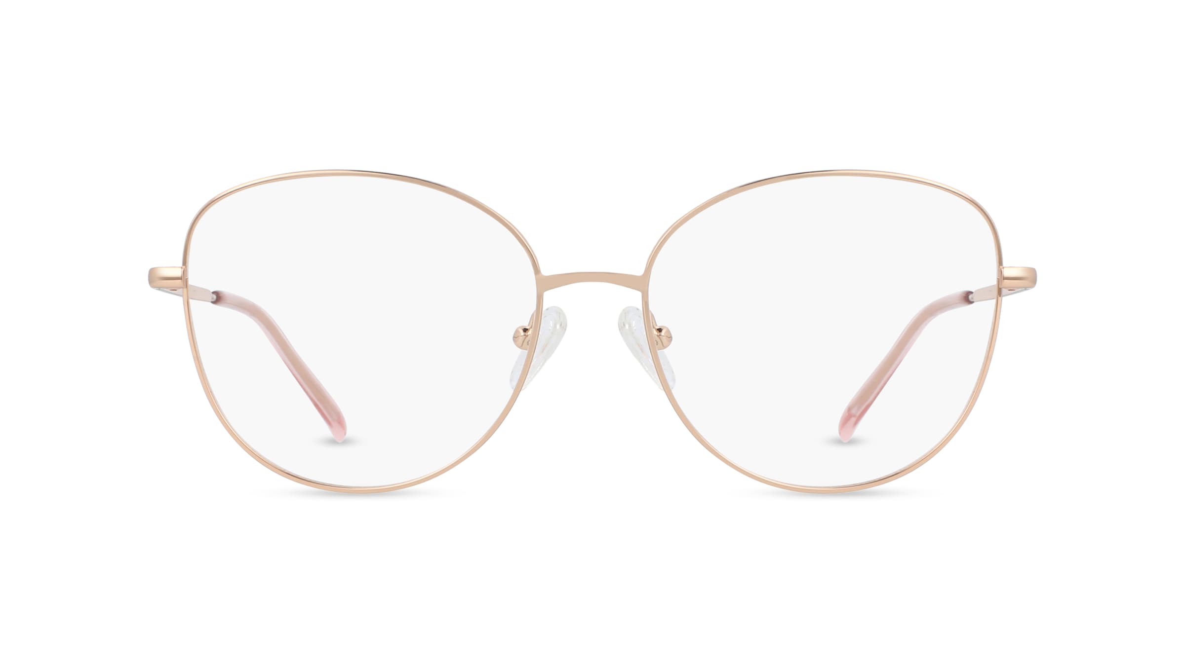 Fielmann BD 458 FA Damen-Brille inkl. Gläser Vollrand Butterfly Edelstahl-Gestell 54mm/17mm/140mm, pink