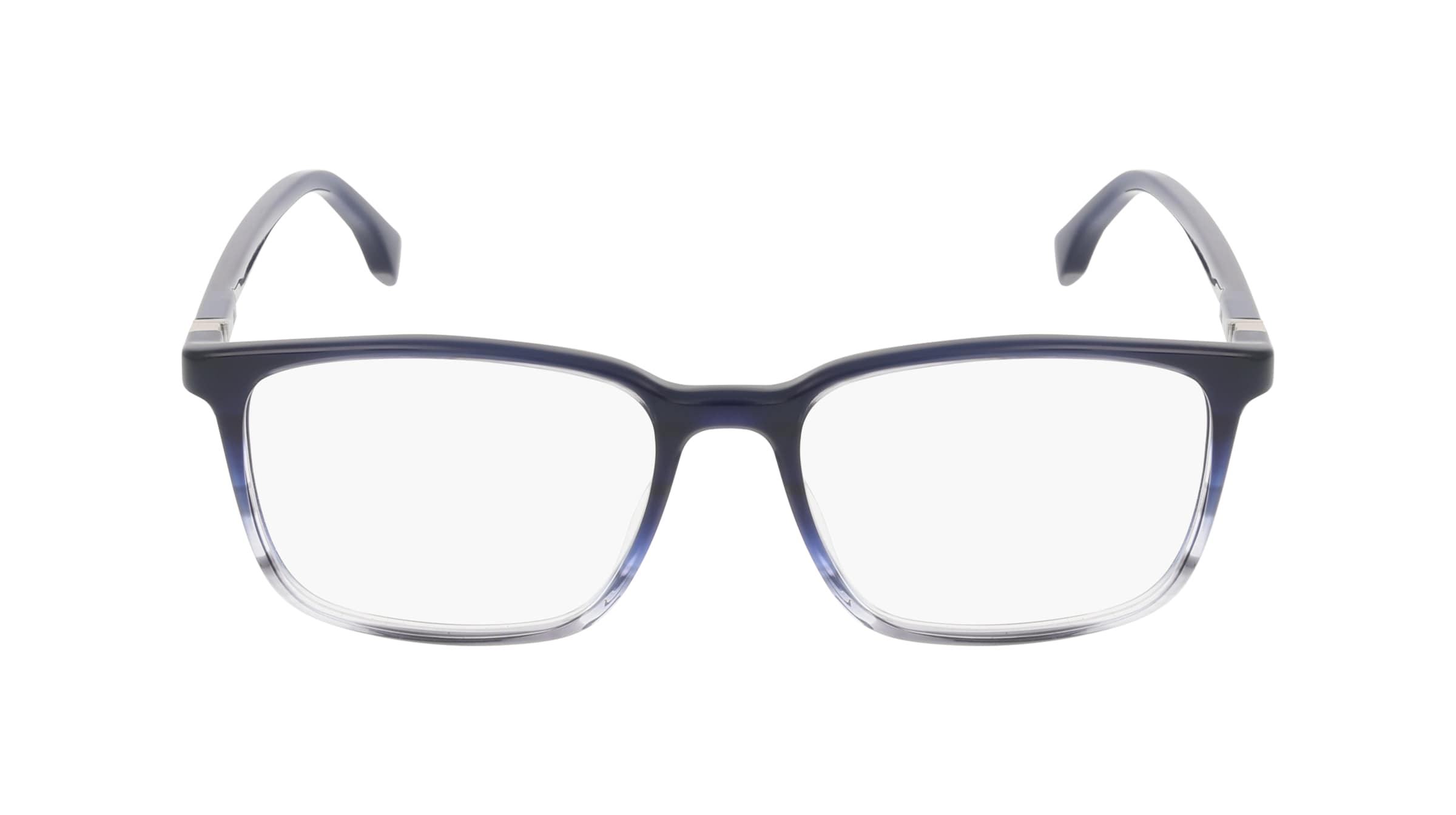Boss 1436 Herren-Brille inkl. Gläser Vollrand Eckig Acetat-Gestell 55mm/16mm/145mm, blau