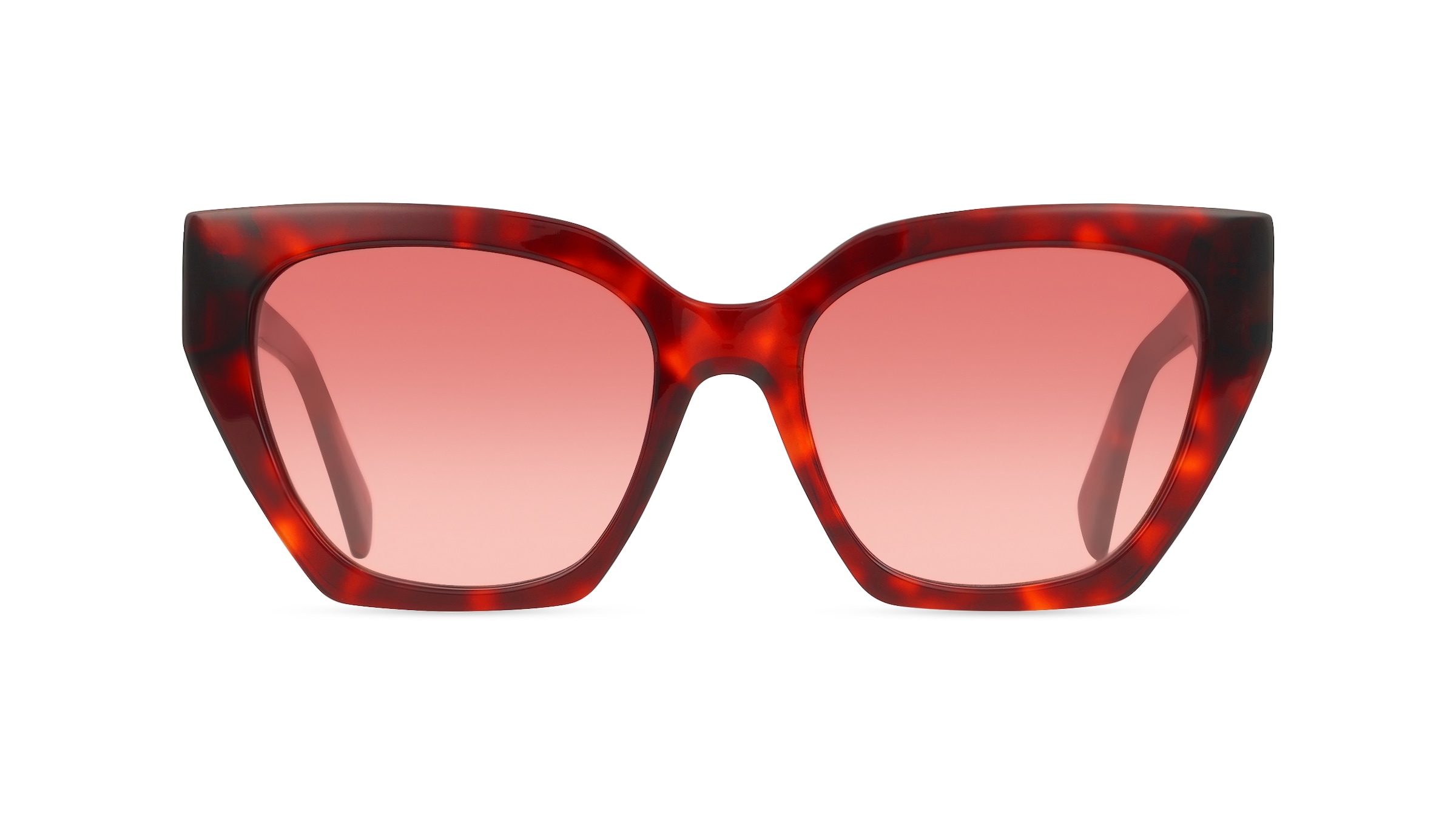 Liu Jo LJ814SR Damen-Sonnenbrille Vollrand Cateye Acetat-Gestell, rot