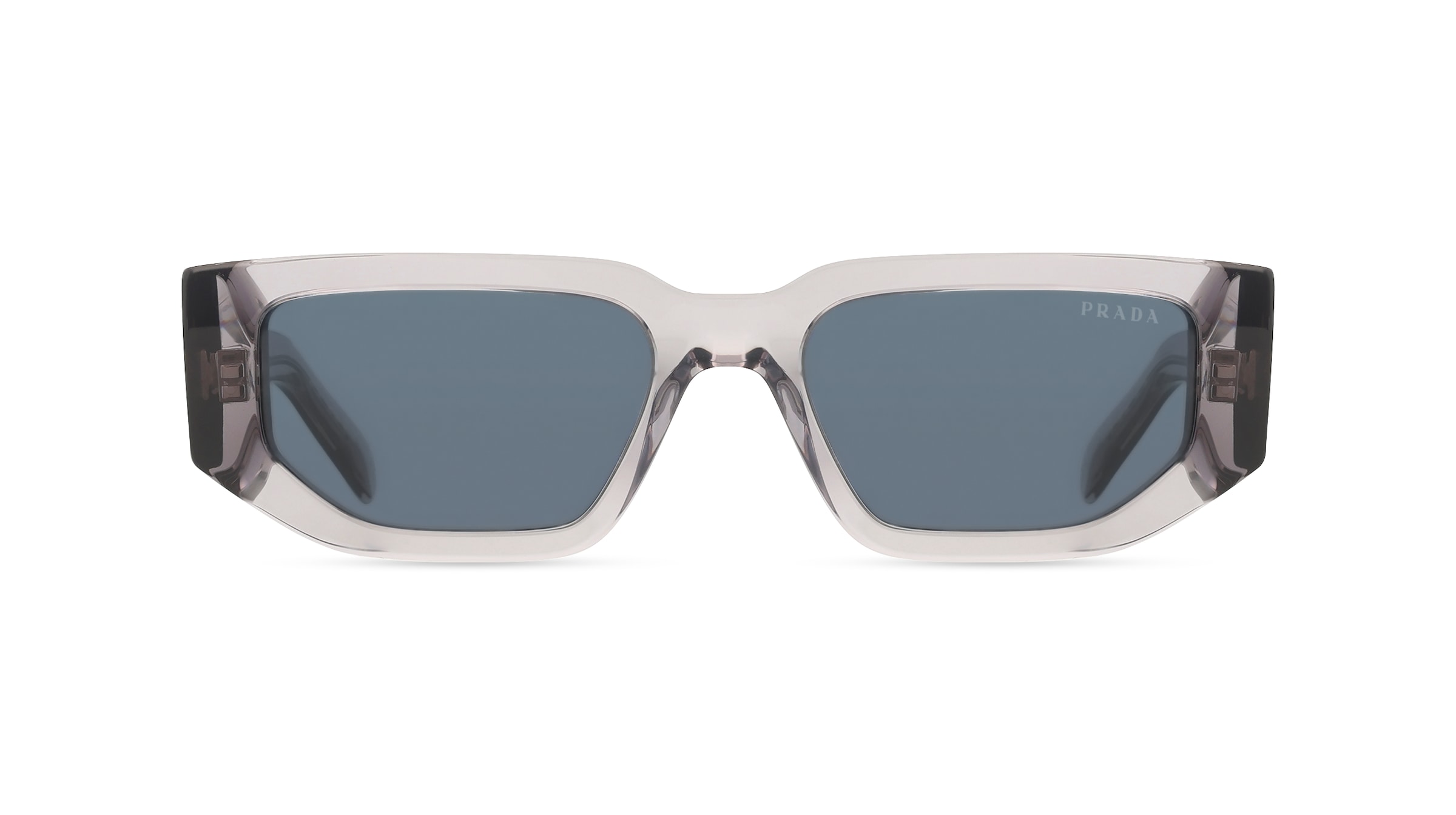 Prada 0PR 09ZS Herren-Sonnenbrille Vollrand Eckig Acetat-Gestell, grau