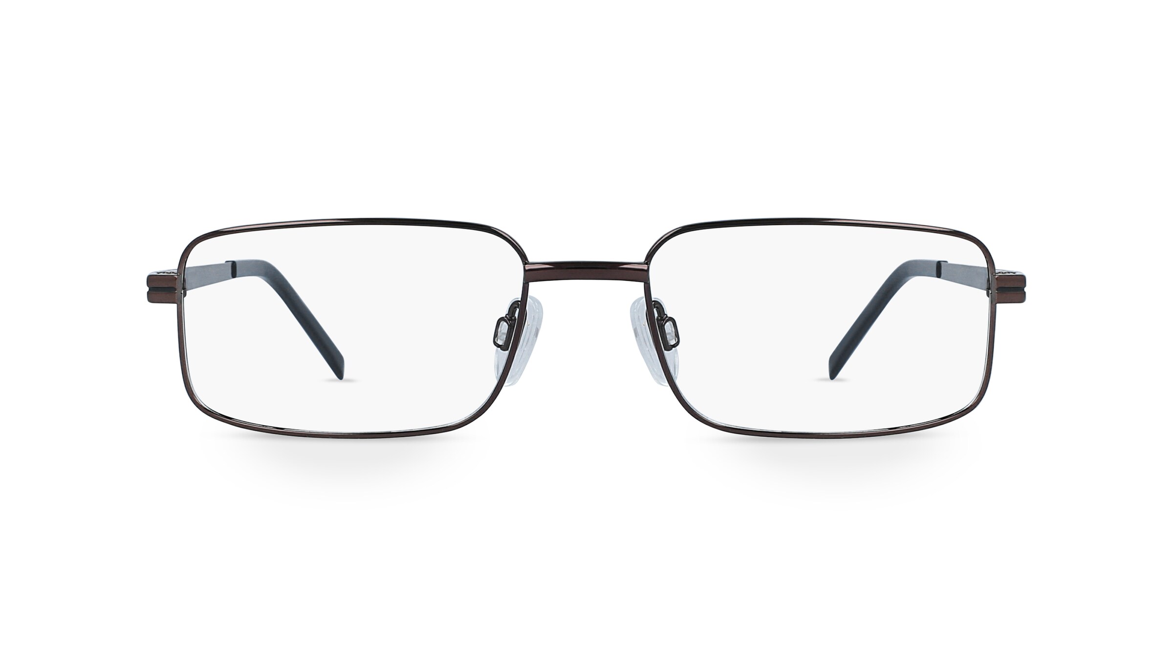 Fielmann CHARME 0691 MOD FLEX TR Herren-Brille inkl. Gläser Vollrand Eckig Titan-Gestell 51mm/17mm/140mm, braun