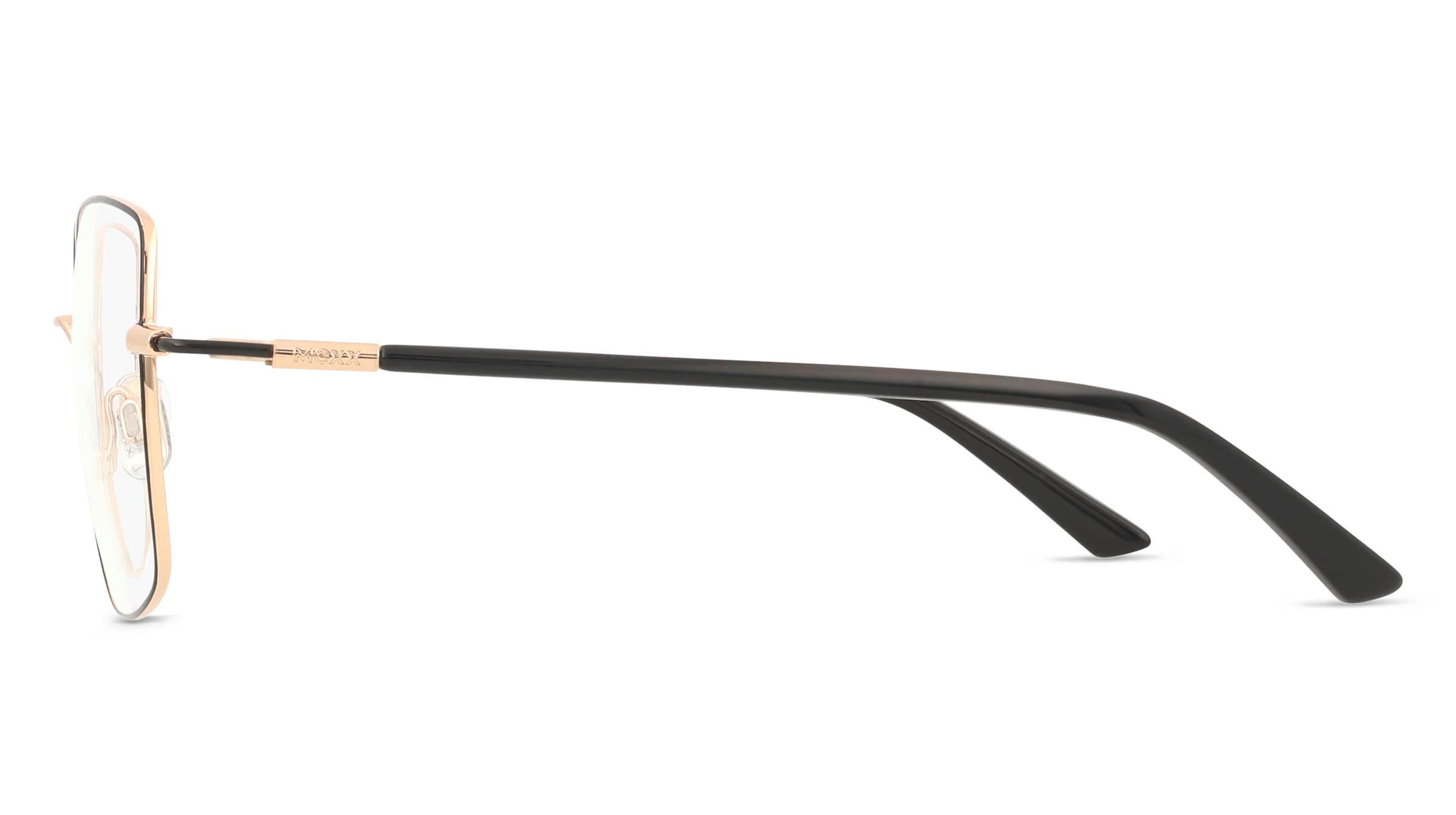 Thumbnail - Mexx Eyes 2807 Damen-Brille inkl. Gläser Vollrand Eckig Metall-Gestell 53mm/19mm/135mm, schwarz