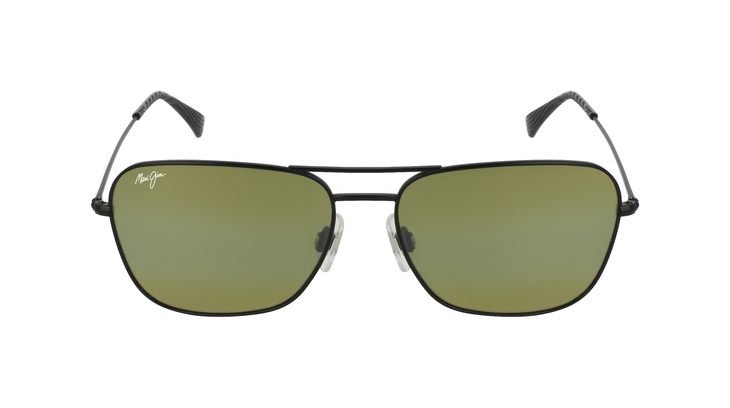 Maui Jim MJ0675S Herren-Sonnenbrille Vollrand Eckig Metall-Gestell, schwarz