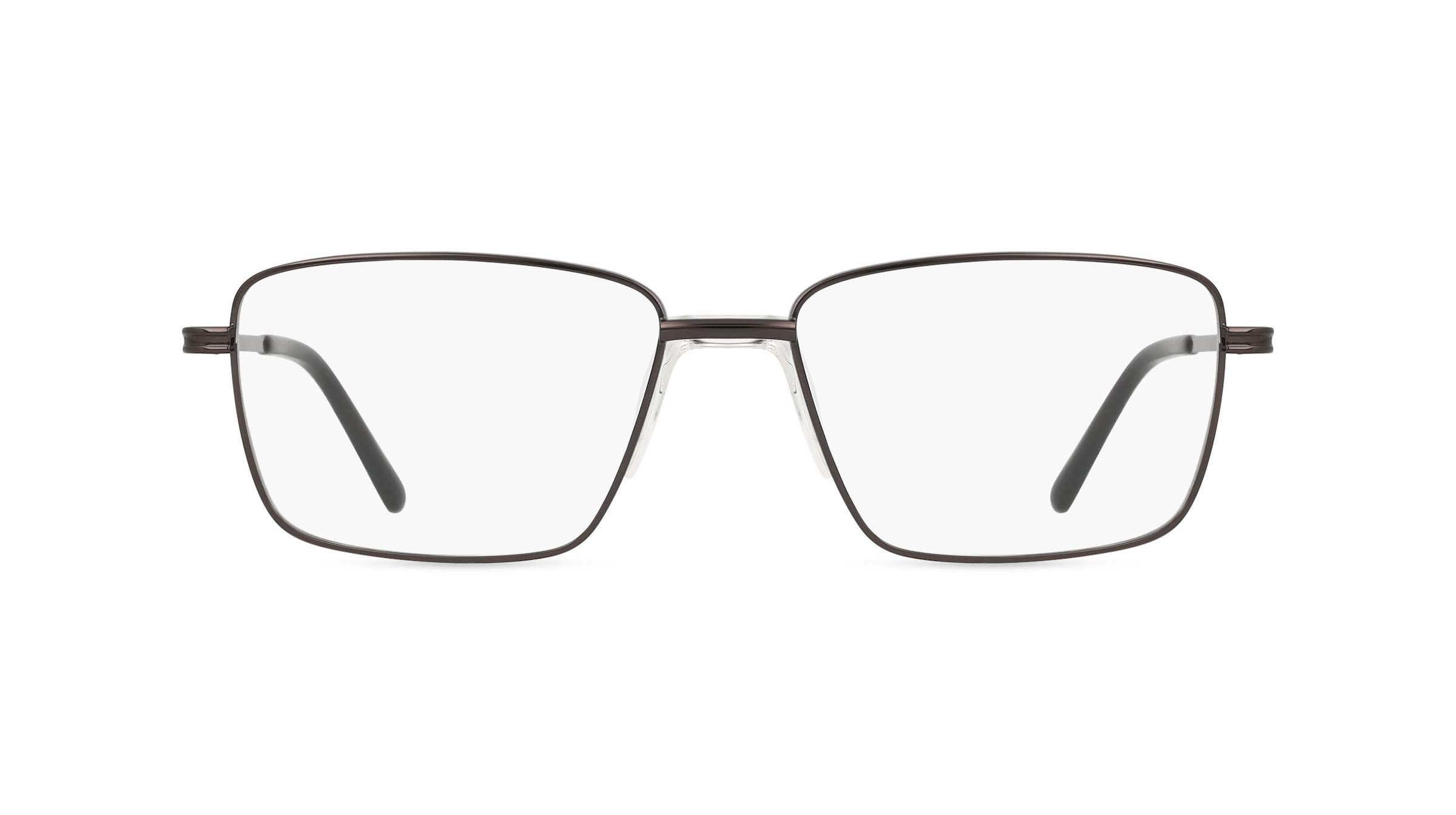 Fielmann BD 446 TR Herren-Brille inkl. Gläser Vollrand Eckig Edelstahl-Gestell 54mm/16mm/140mm, grau