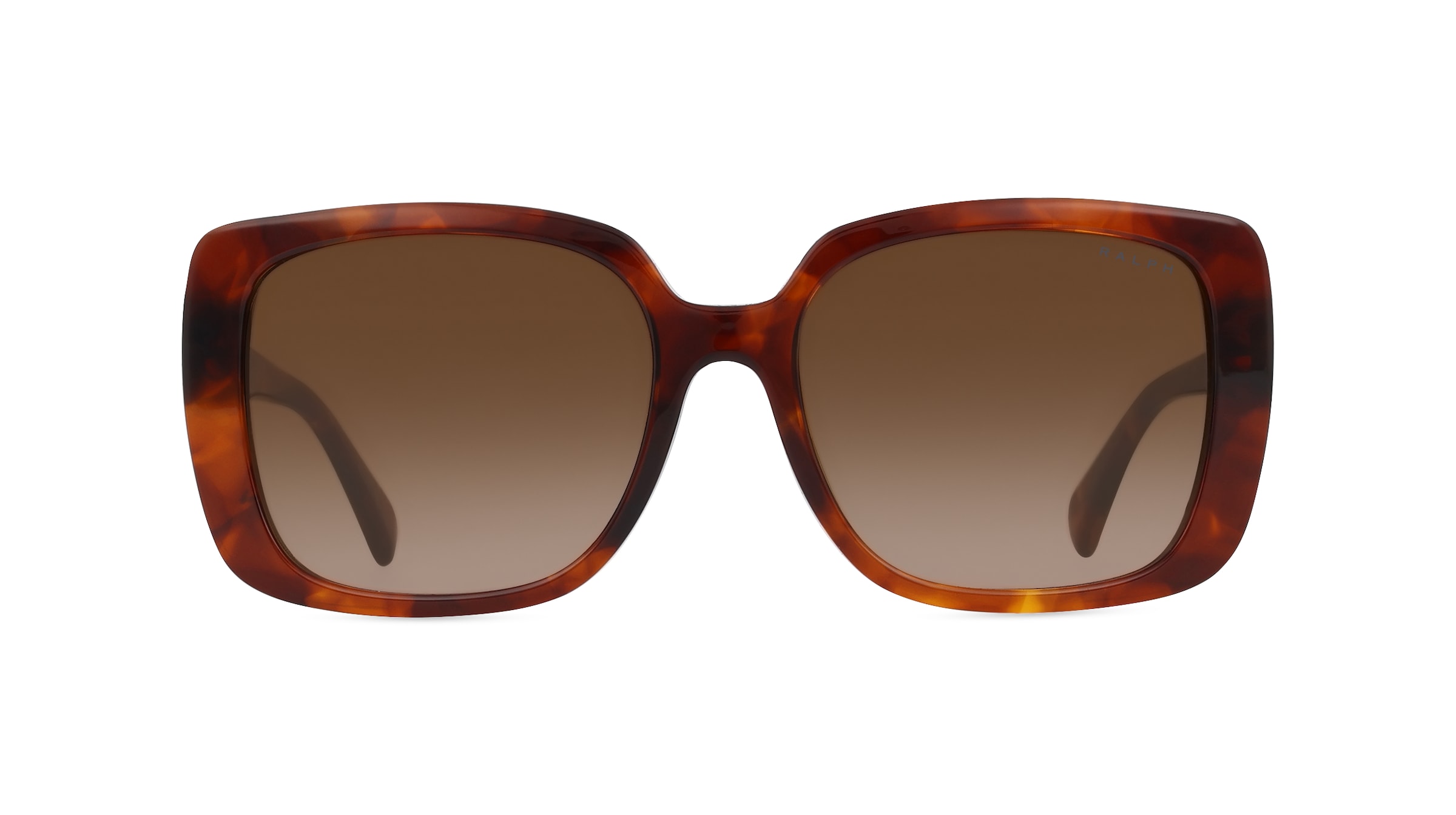 Ralph RA5298U Damen-Sonnenbrille Vollrand Eckig Acetat-Gestell, braun