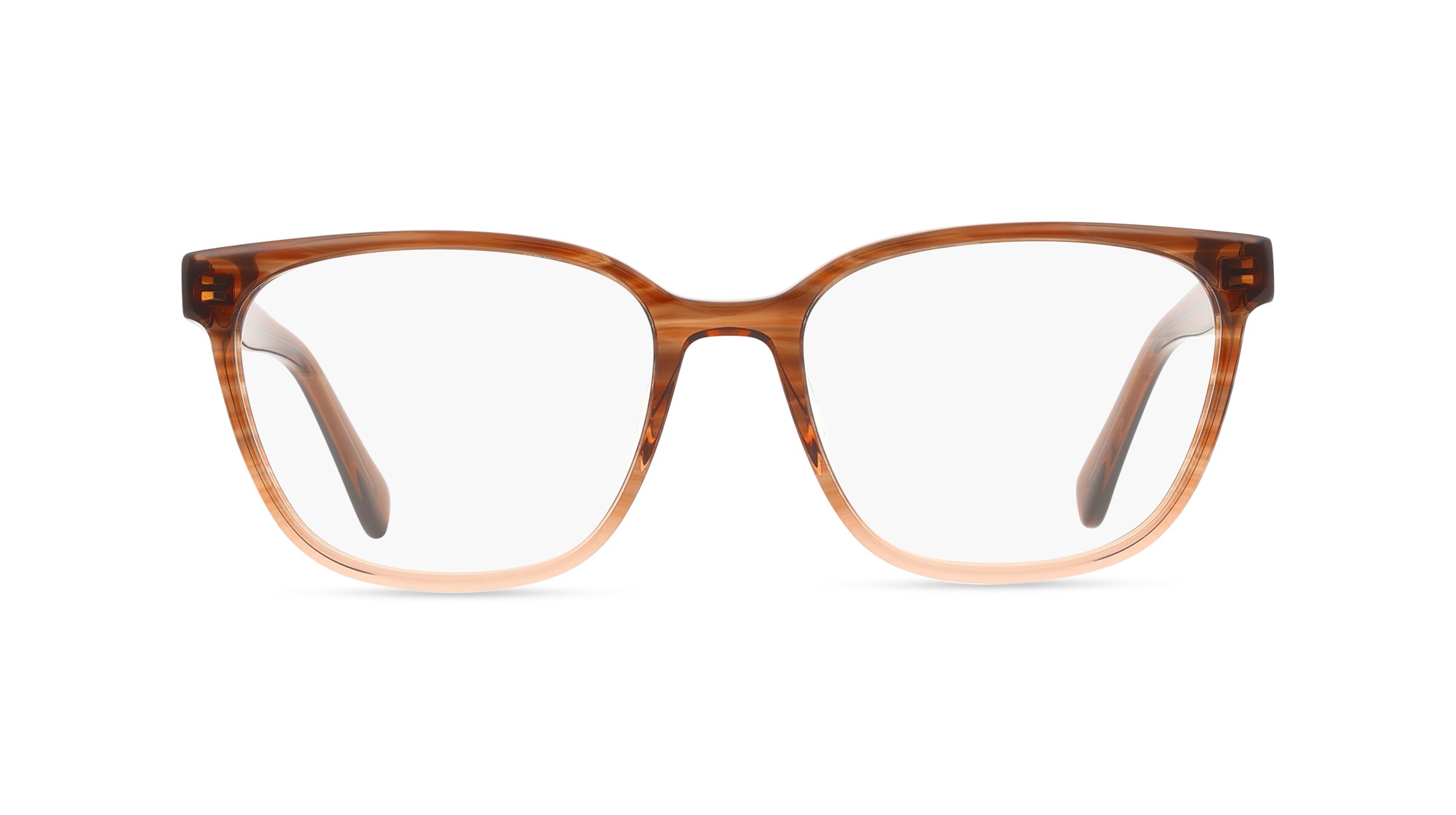 Fossil 7200 Damen-Brille inkl. Gläser Vollrand Eckig Acetat-Gestell 53/17/140, braun