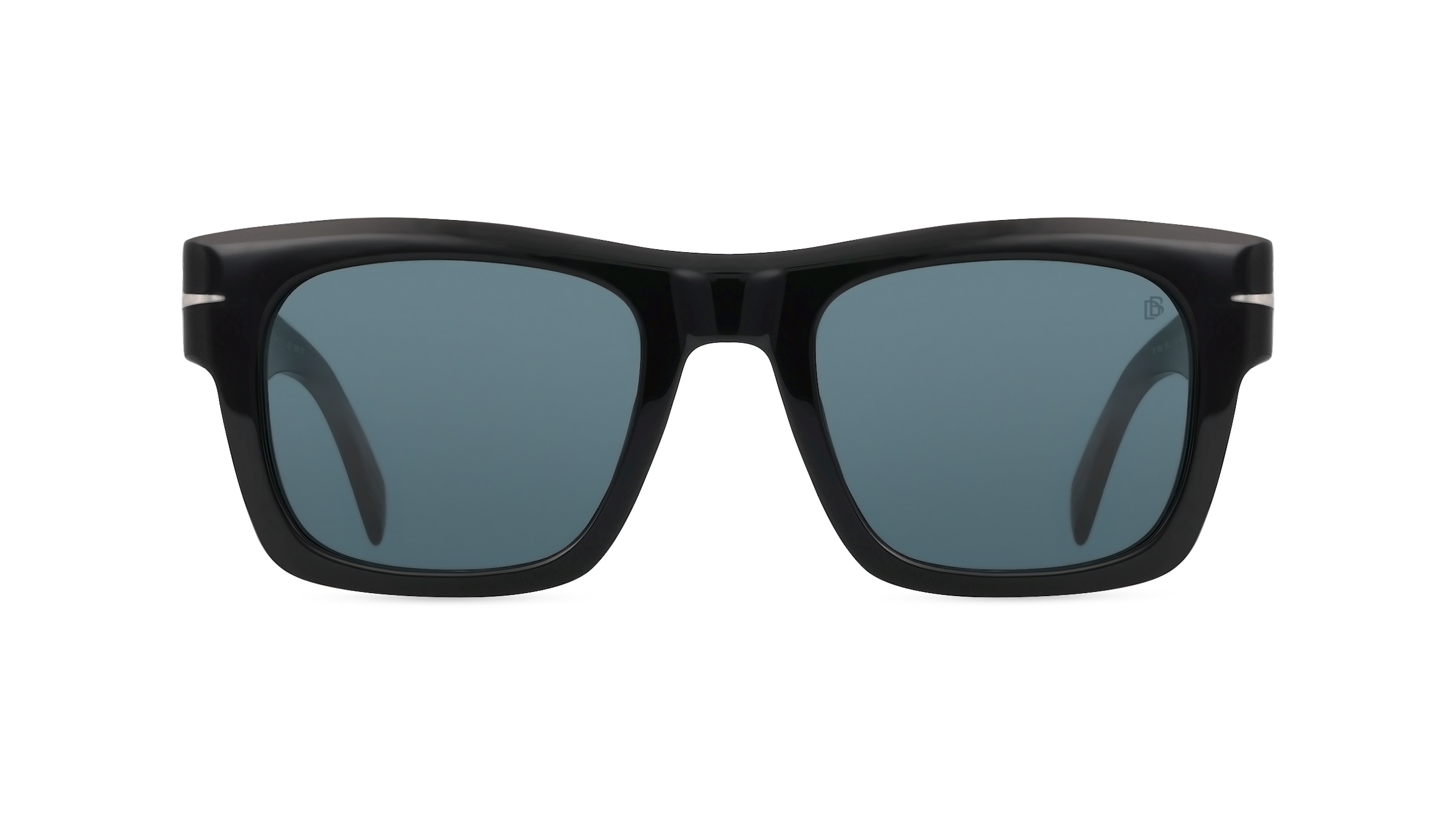 David Beckham DB 7099/S Herren-Sonnenbrille Vollrand Eckig Acetat-Gestell, schwarz