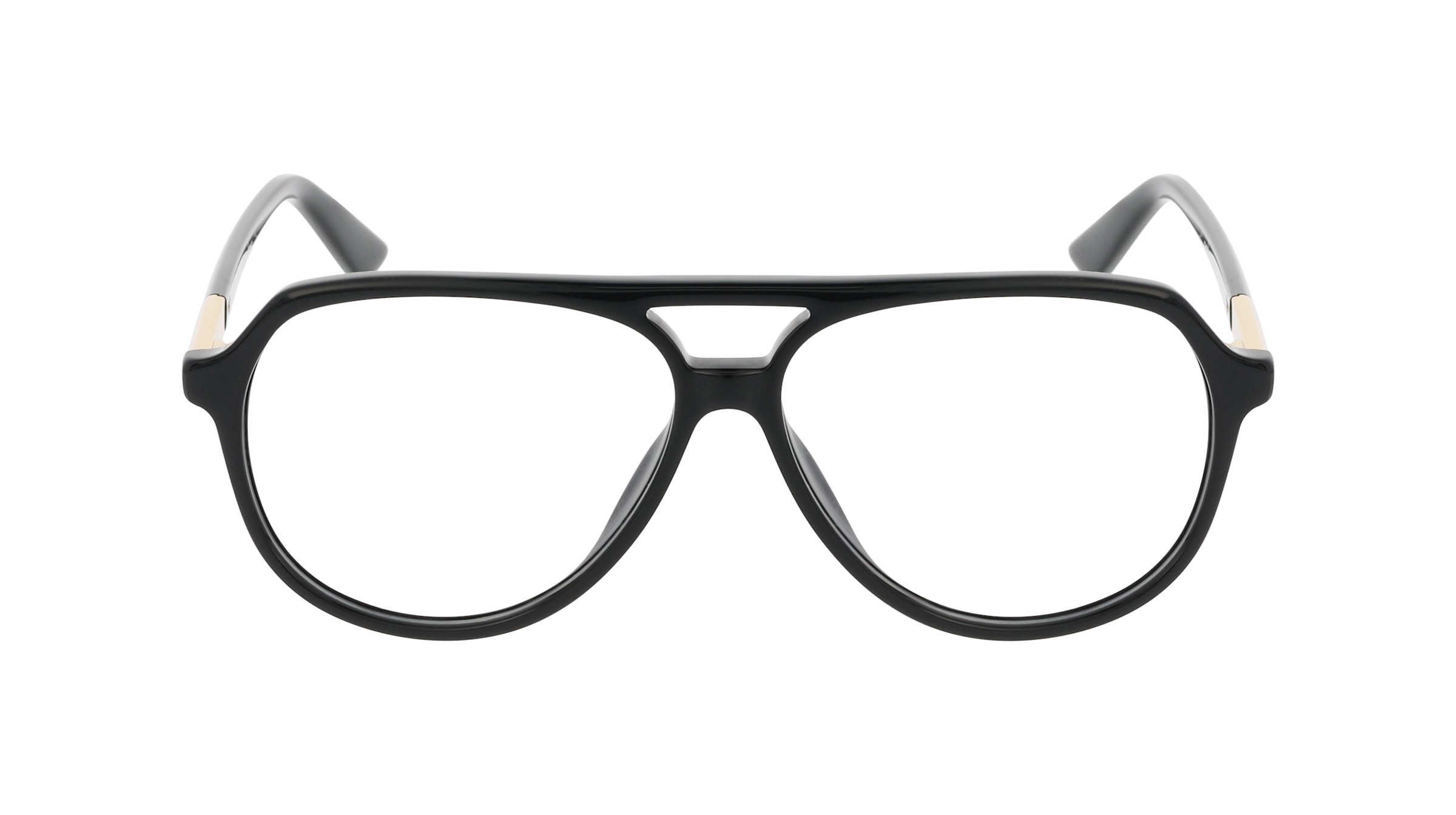 Chloé CH0366O Damen-Brille inkl. Gläser Vollrand Pilot Acetat-Gestell 57/13/140, schwarz