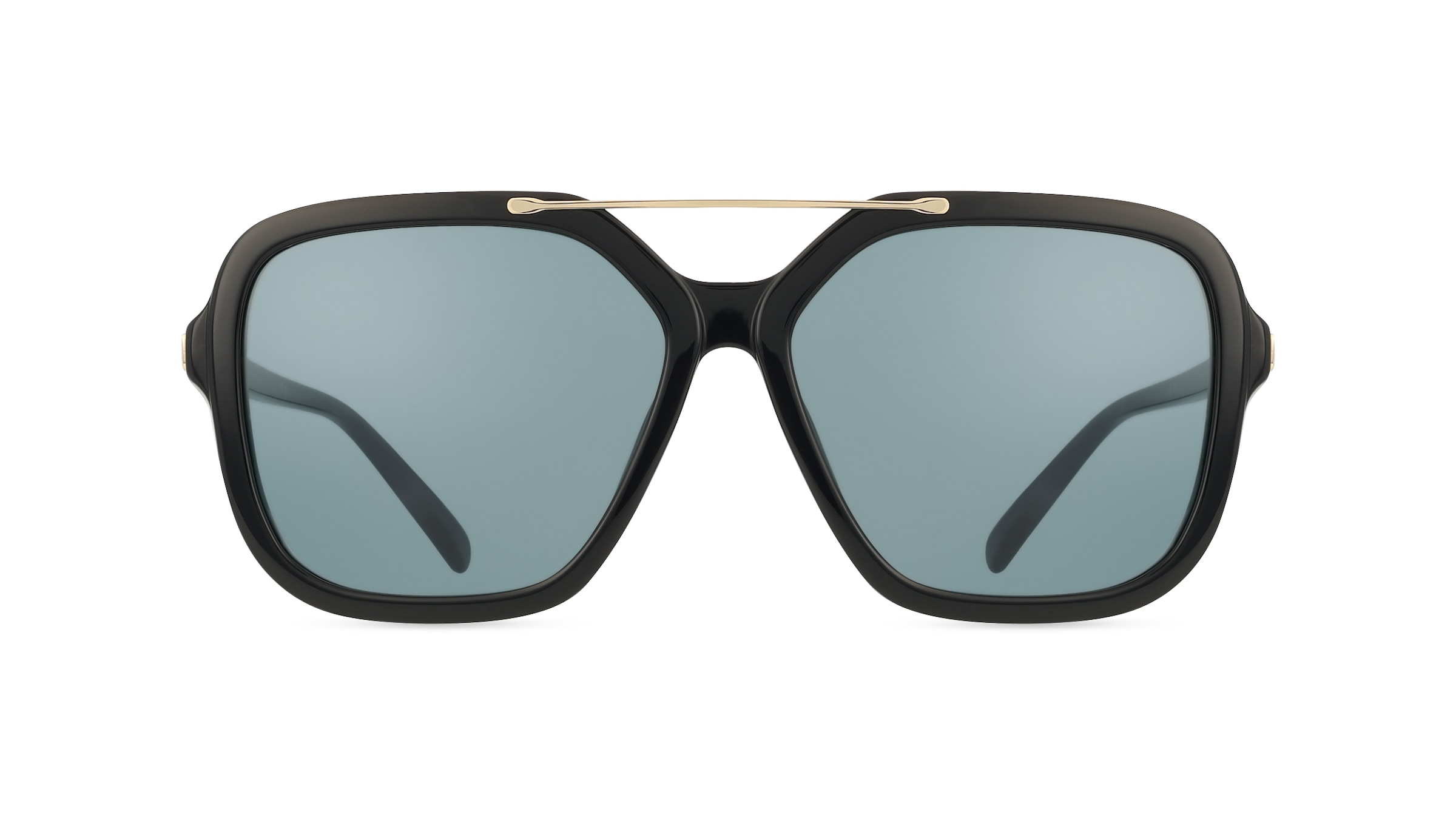 Stella McCartney SC40072I Damen-Sonnenbrille Vollrand Eckig Kunststoff-Gestell, schwarz