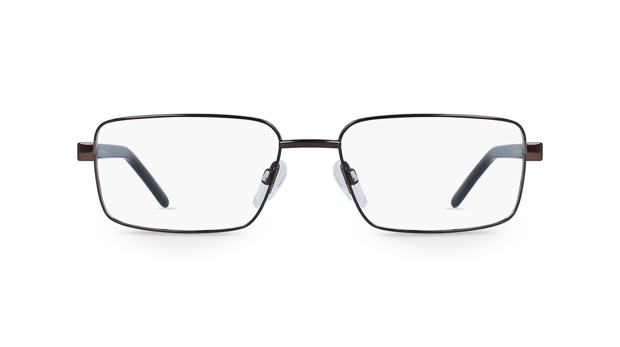 Fielmann CHARME 0739 FLEX CL Herren-Brille inkl. Gläser Vollrand Eckig Metall-Gestell 58mm/19mm/140mm, braun