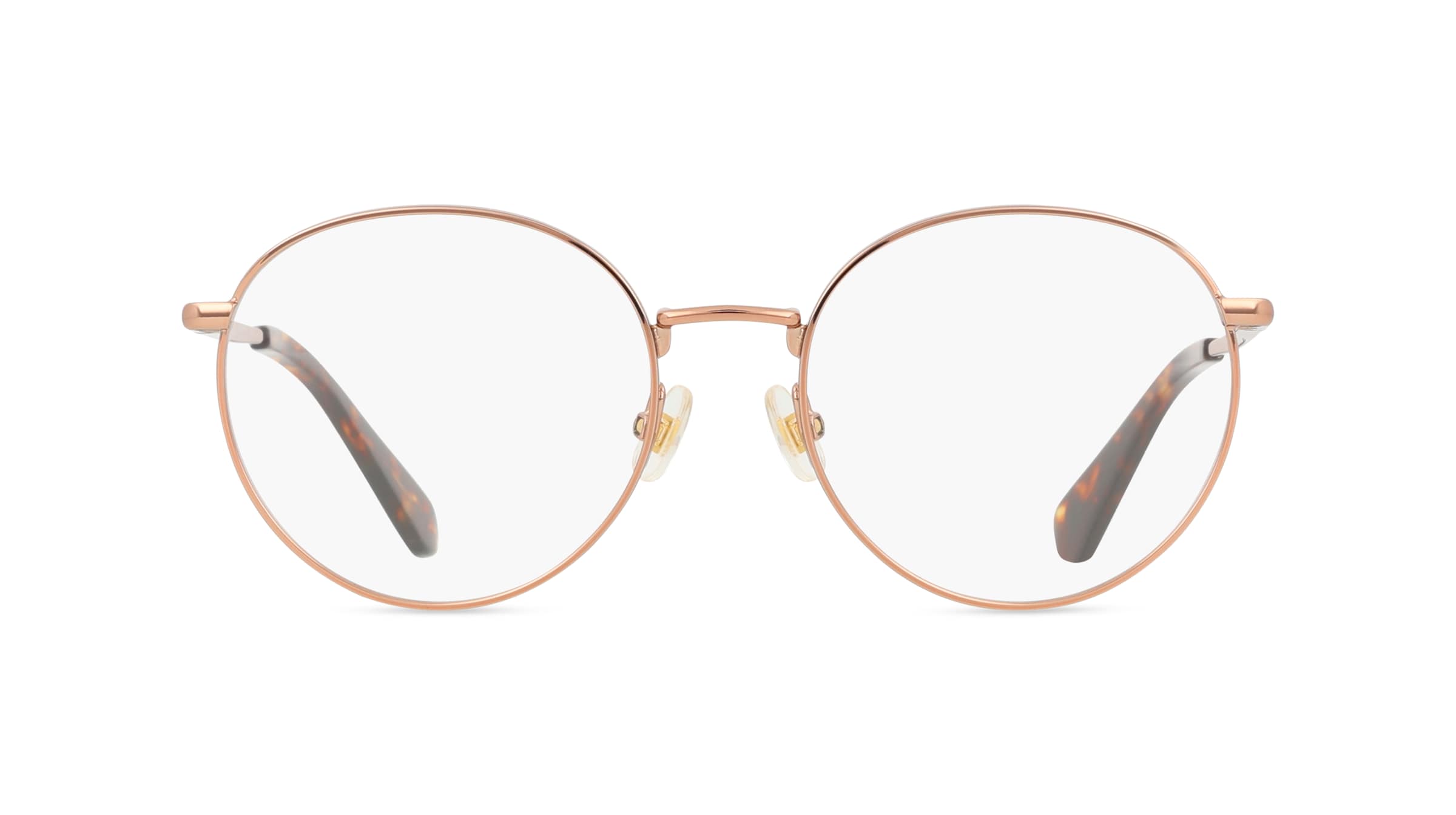 Kate Spade GABRIELLA Damen-Brille inkl. Gläser Vollrand Rund Metall-Gestell 50mm/19mm/140mm, gold