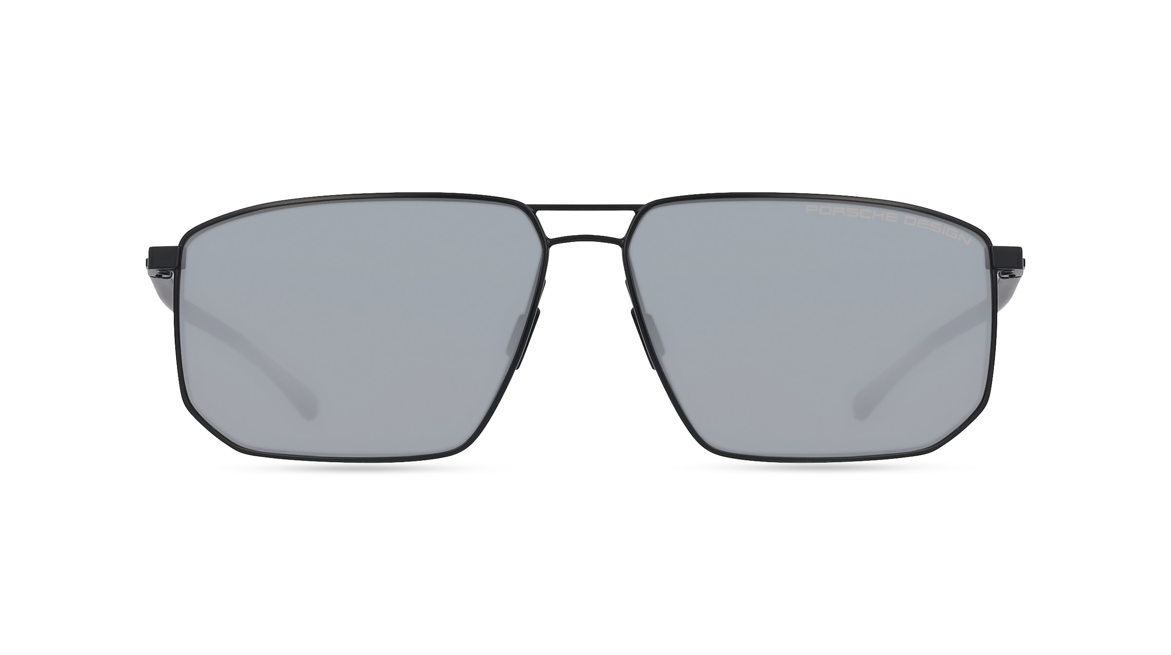 Porsche Design 8696 Herren-Sonnenbrille Vollrand Eckig Metall-Gestell, schwarz