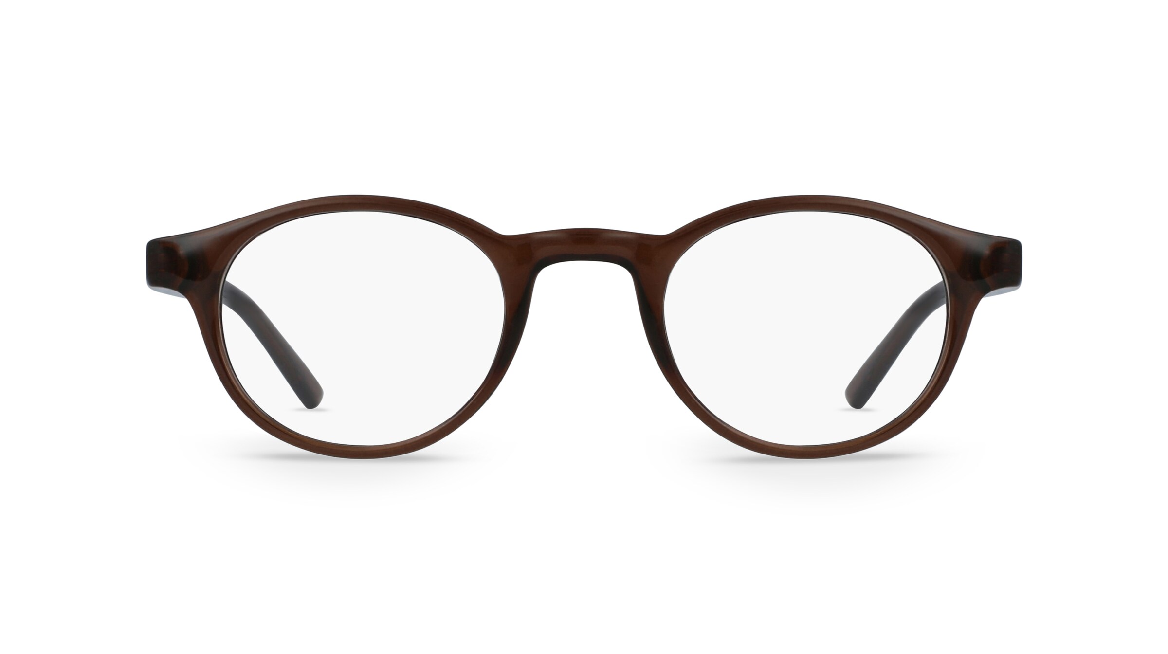 Fielmann INTER 2158 CL Herren-Brille inkl. Gläser Vollrand Panto Propionat-Gestell 45mm/20mm/140mm, braun