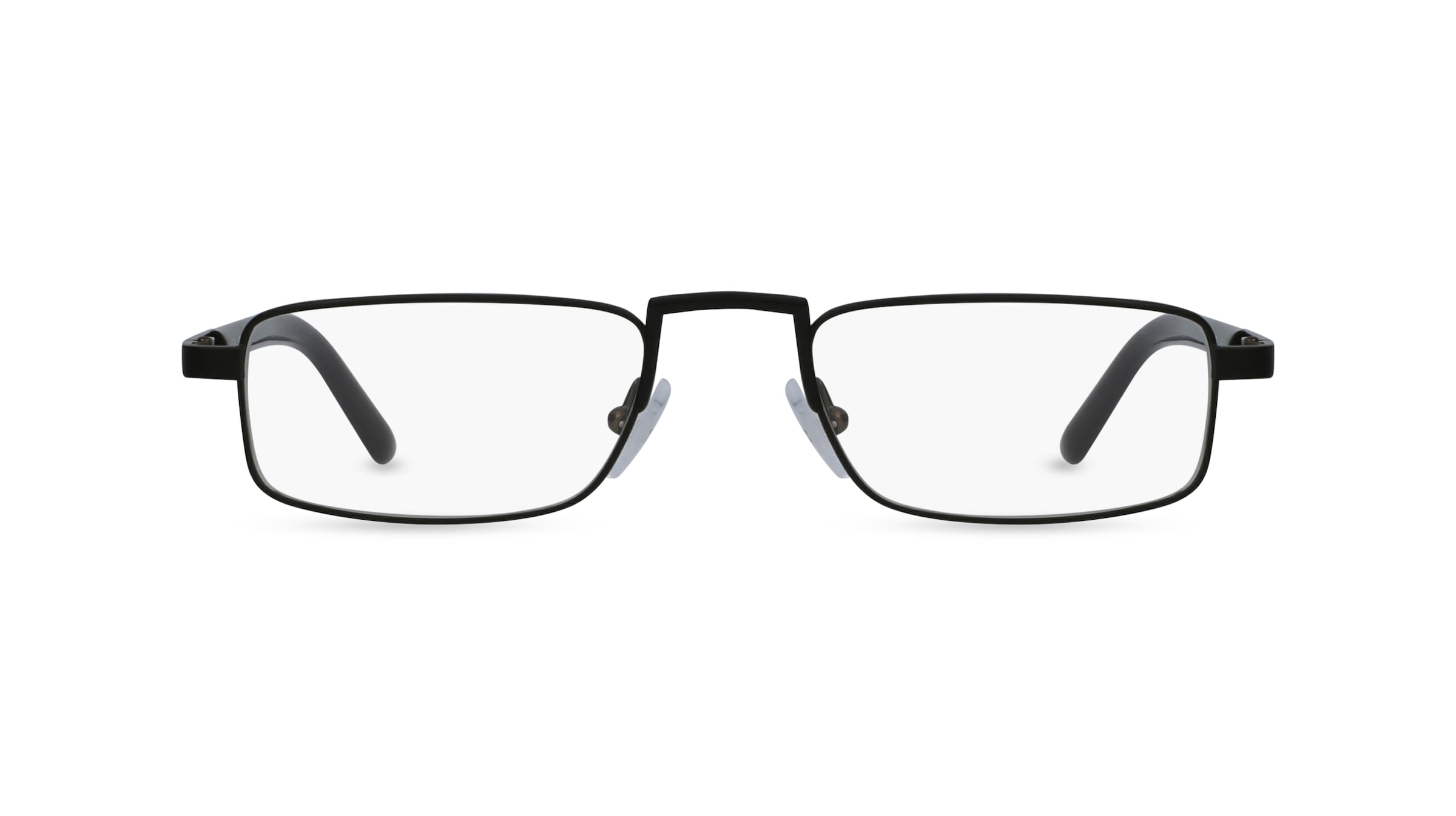 Fielmann MT 014 FLEX CL Herren-Brille inkl. Gläser Vollrand Schmal Edelstahl-Gestell 50mm/20mm/145mm, schwarz